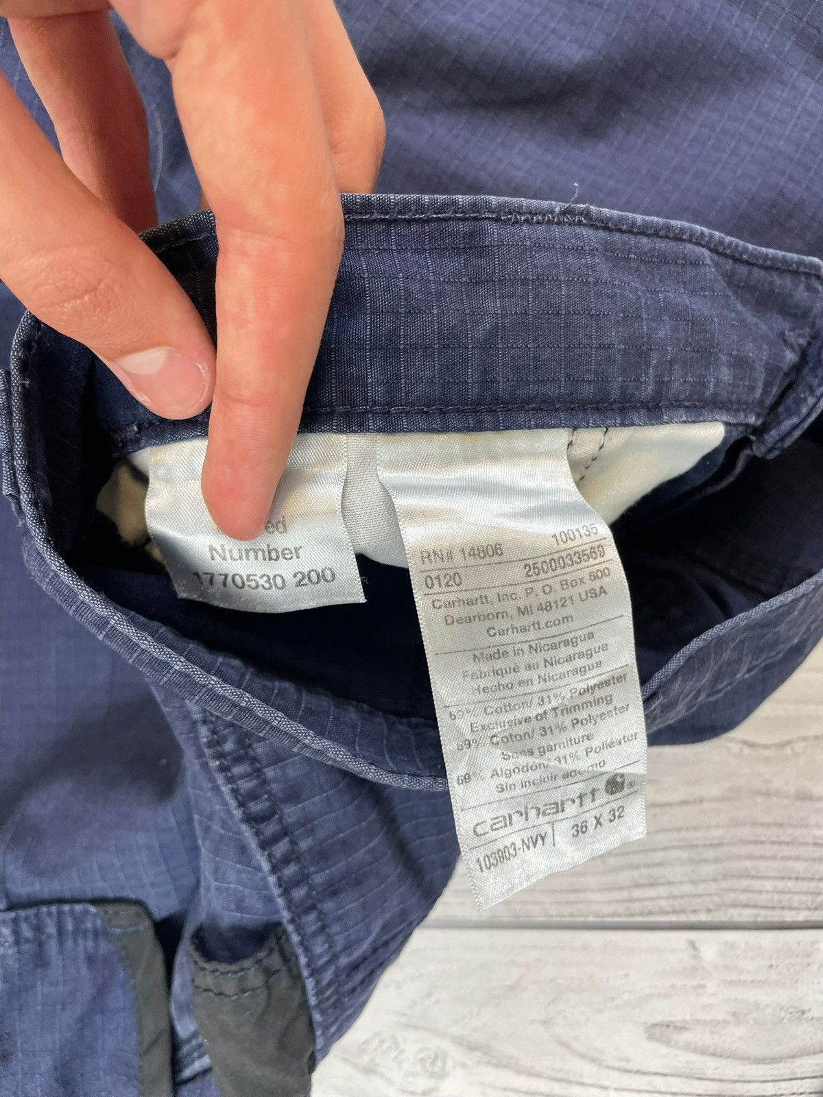 Carhartt Wip Vintage Carhartt Wip pants pocket size 36/32 rare Size US 36 / EU 52 - 8 Thumbnail
