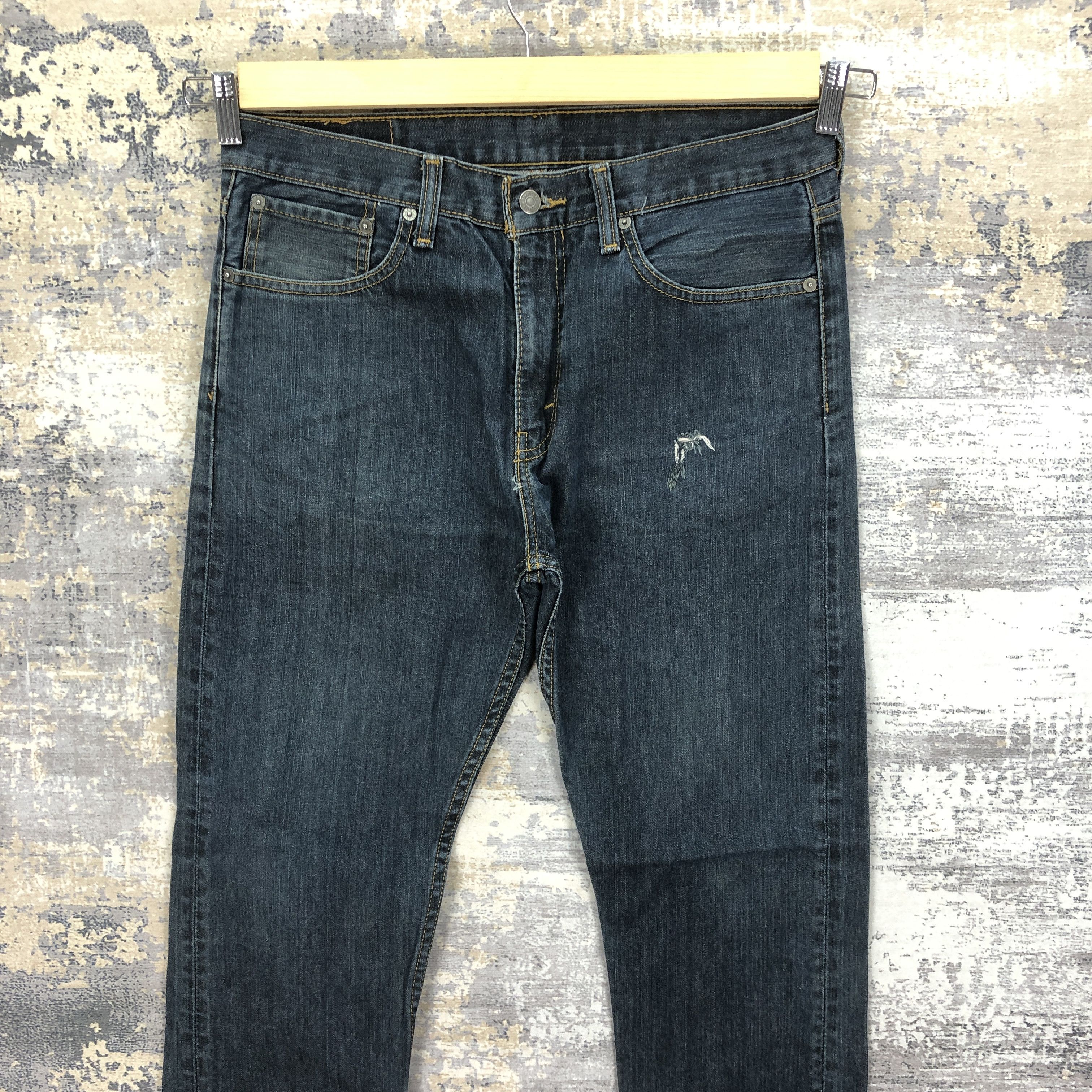 Levi's Vintage Y2K Levis Ripped Jeans Distressed Levi's Denim Size US 34 / EU 50 - 3 Thumbnail