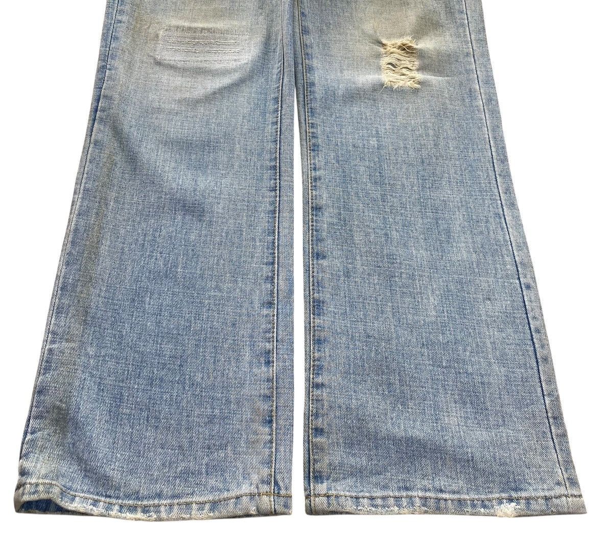 Japanese Brand Japanese Brand Faded Wash Ripped Style Straight Leg Jeans Size US 31 - 5 Thumbnail