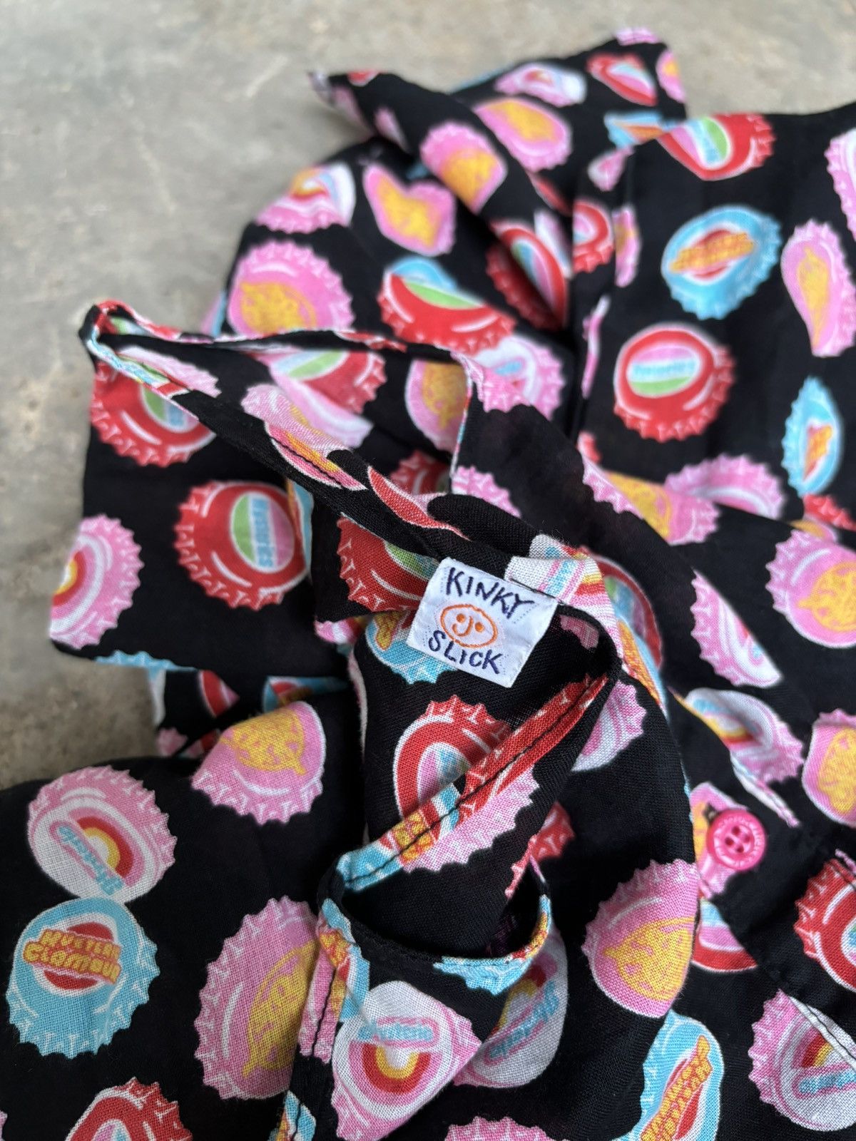 Hysteric Glamour × Japanese Brand Vintage Hysteric Glamour Kinky Slick Full Print shirt Size ONE SIZE - 6 Thumbnail