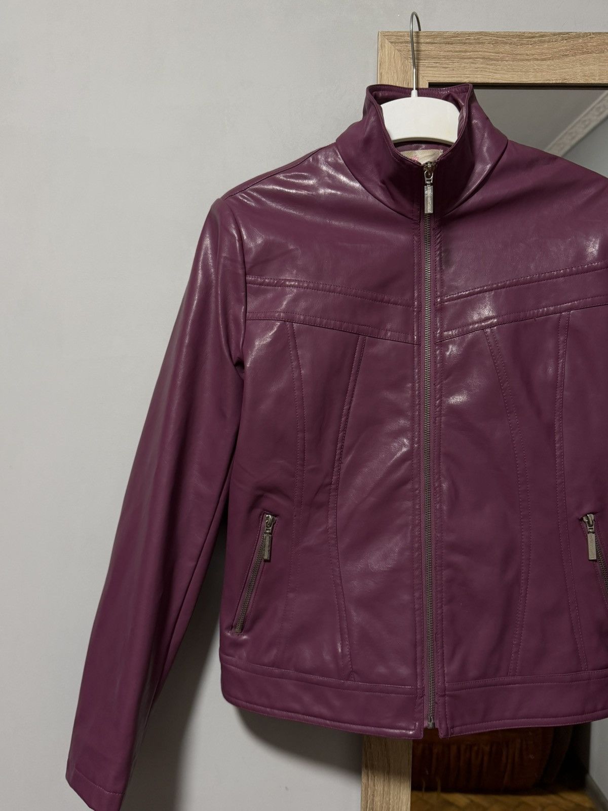 If Six Was Nine Vintage jacket leather 00’s small diesel bomber y2k Size S / US 4 / IT 40 - 2 Thumbnail