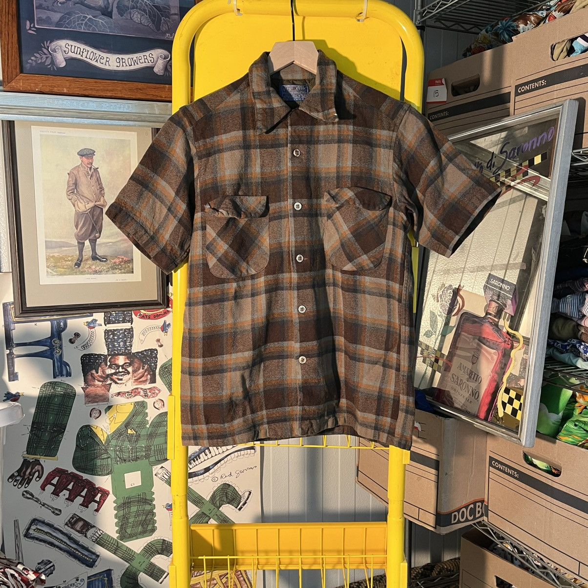 Pendleton Vintage Pendleton “Boardwalk” Short Sleeved Flannel Shirt Size US M / EU 48-50 / 2 - 1 Thumbnail