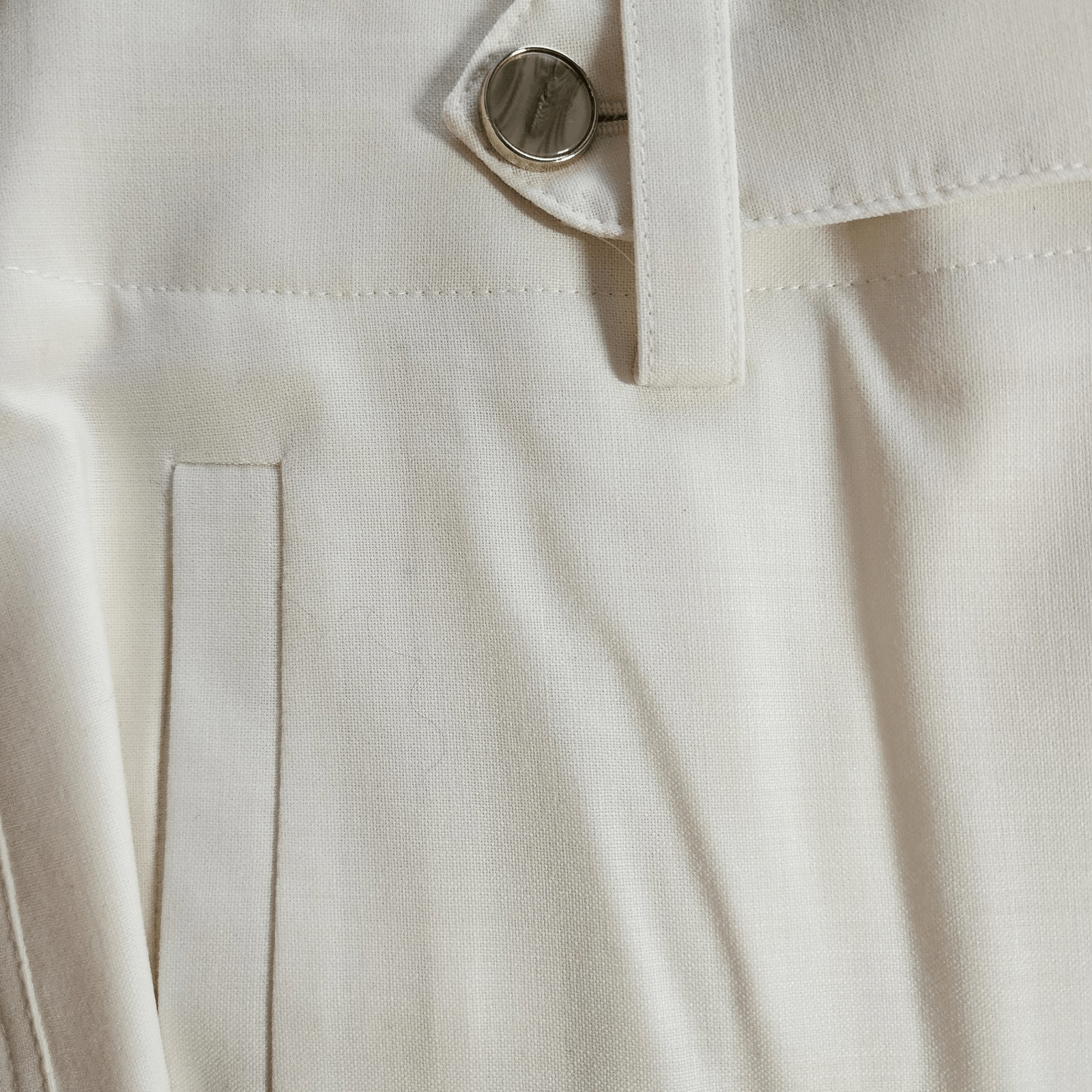 Other Nells Nelson Cream Virgin Wool Pants – Size M/40IT – High-R Size 27" / US 4 / IT 40 - 6 Thumbnail