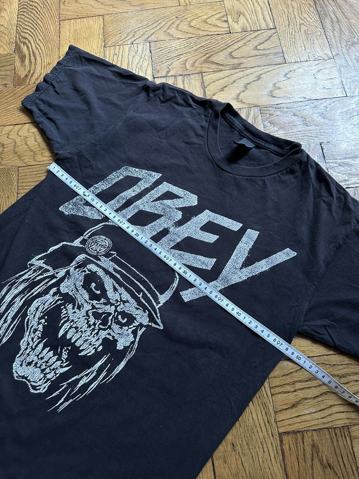 Band Tees × Obey × Vintage Obey Slayer Logo tee very rare Size US M / EU 48-50 / 2 - 6 Thumbnail