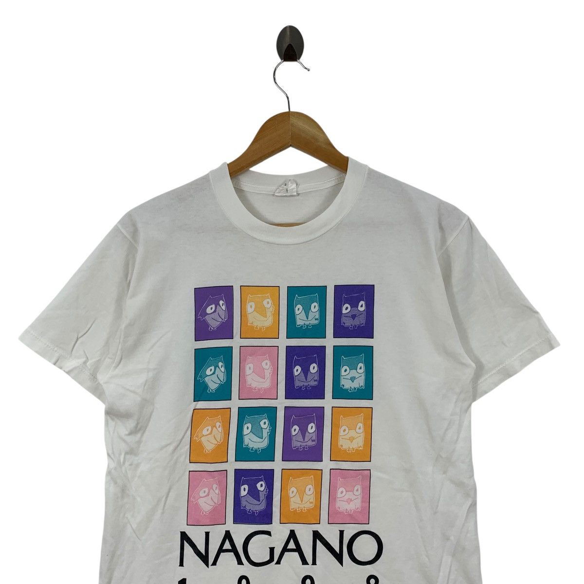 Vintage Vintage 1998 NAGANO OLYMPICS Nacc Short Sleeve Tshirt Size US S / EU 44-46 / 1 - 2 Thumbnail