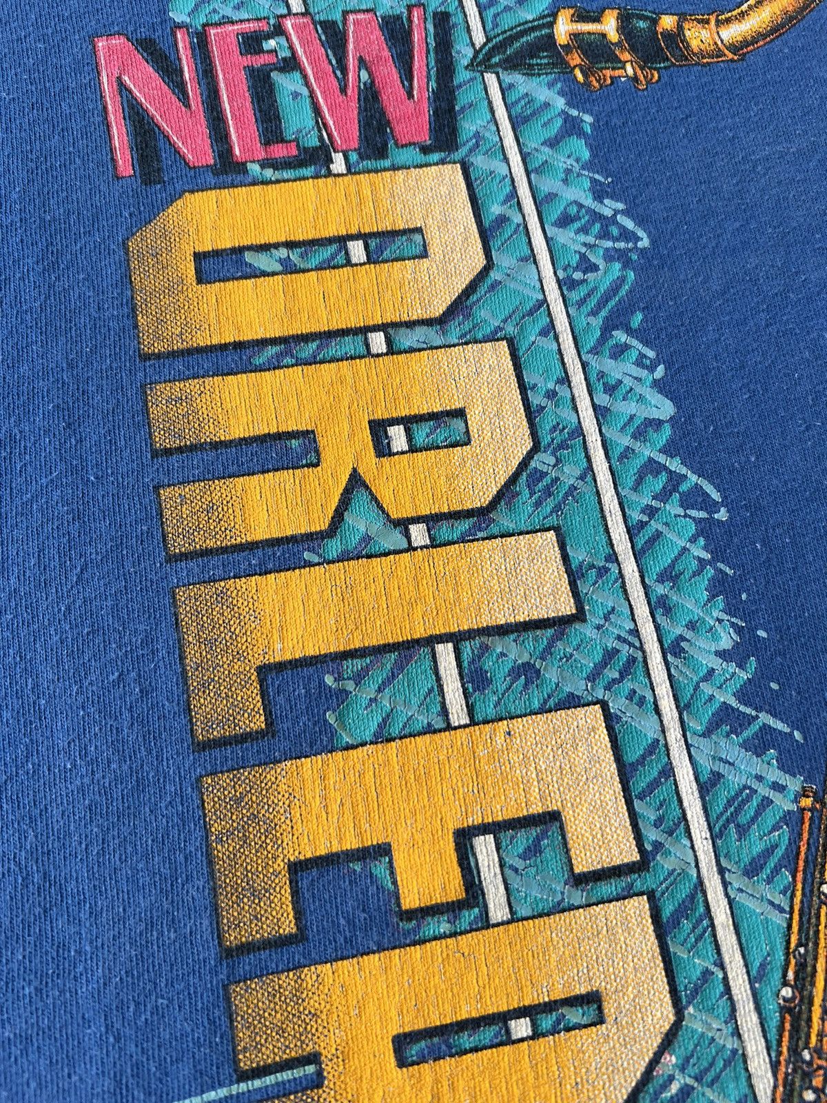 Vintage 1989 New Orleans The Birthplace of Jazz USA T-shirt