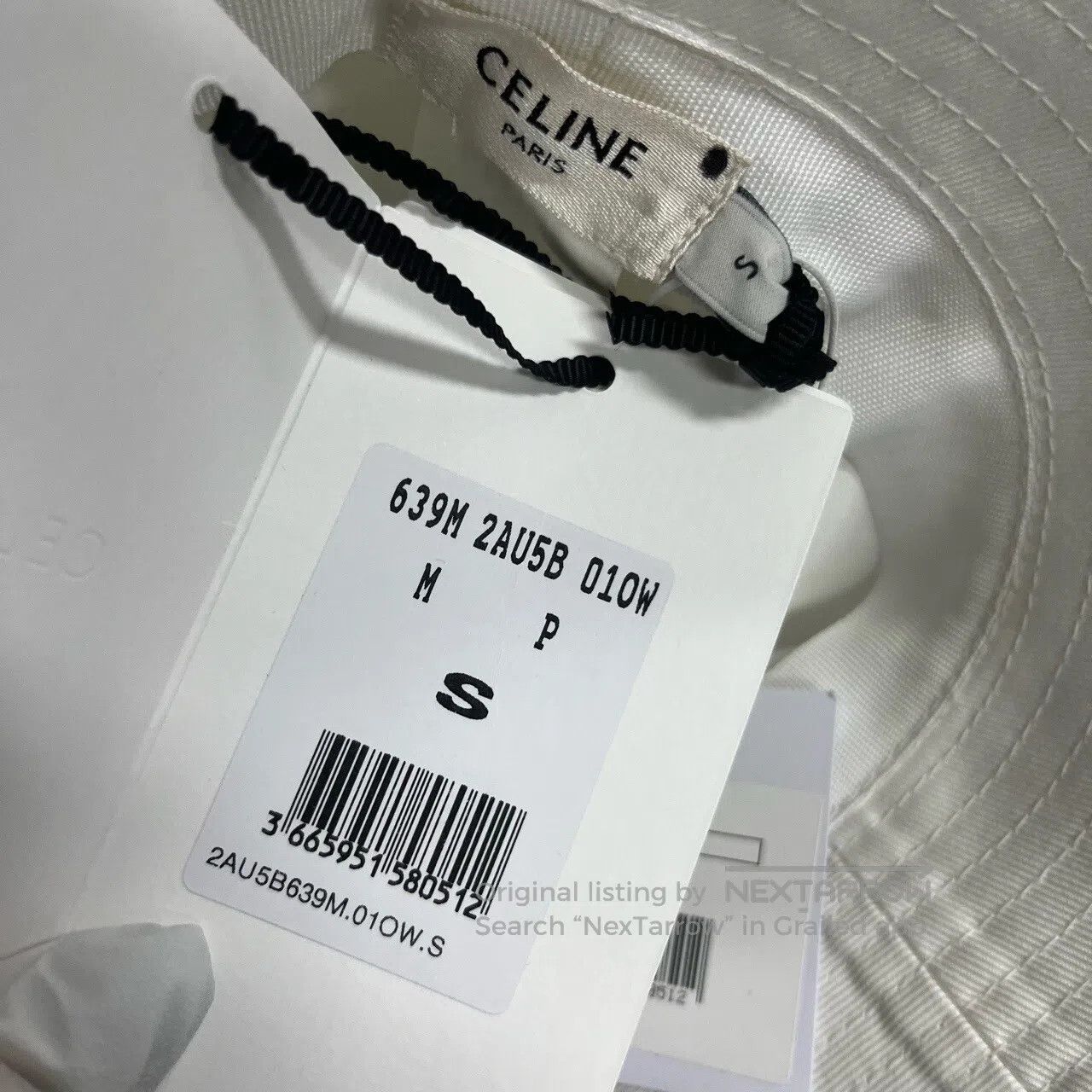 Celine CELINE sizeL Leisure logo-printed cotton fisherman's hat| Size ONE SIZE - 6 Thumbnail