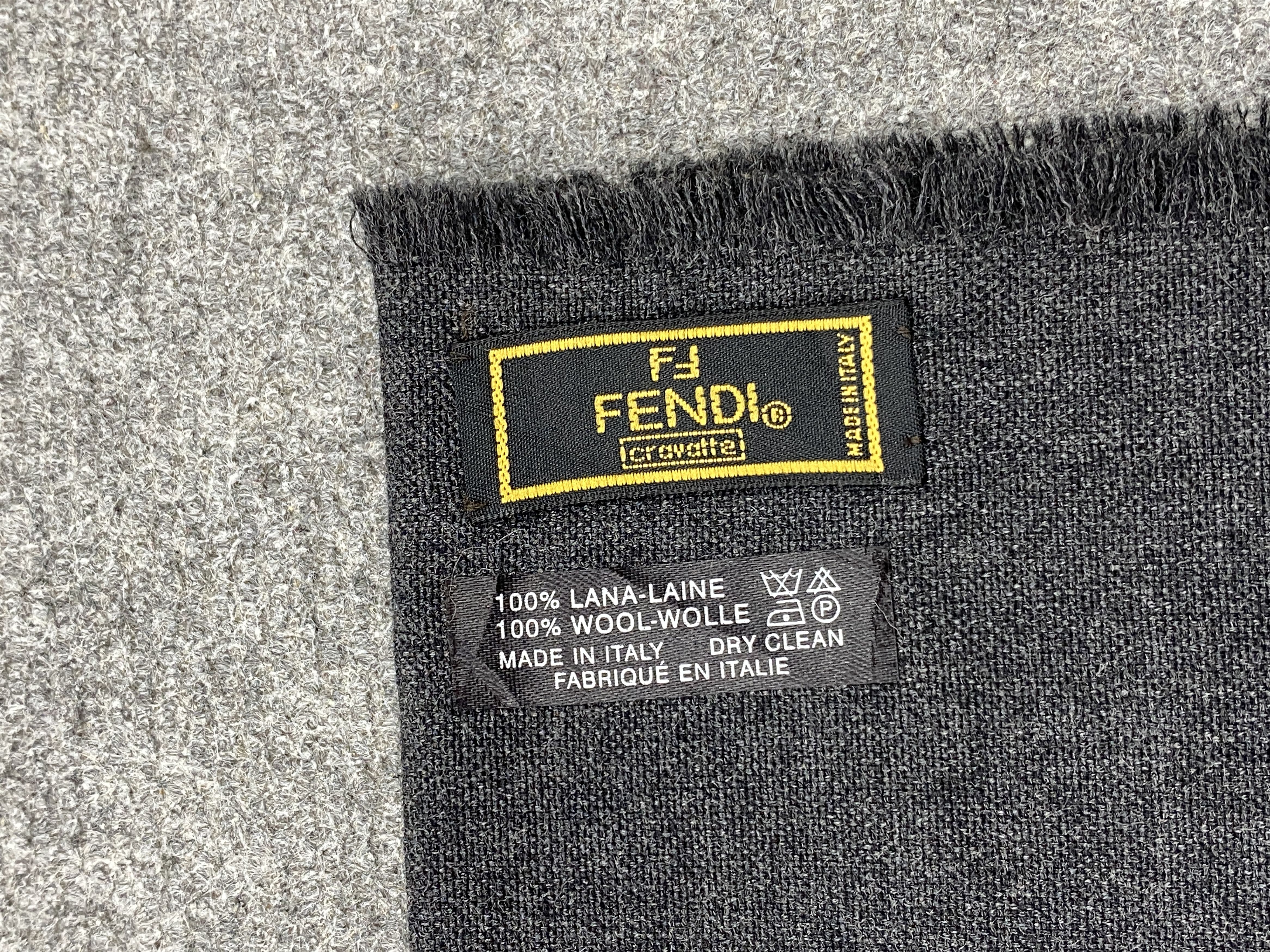Fendi Vintage Fendi Muffler Scarf Neckwear - SC0167 Size ONE SIZE - 2 Thumbnail