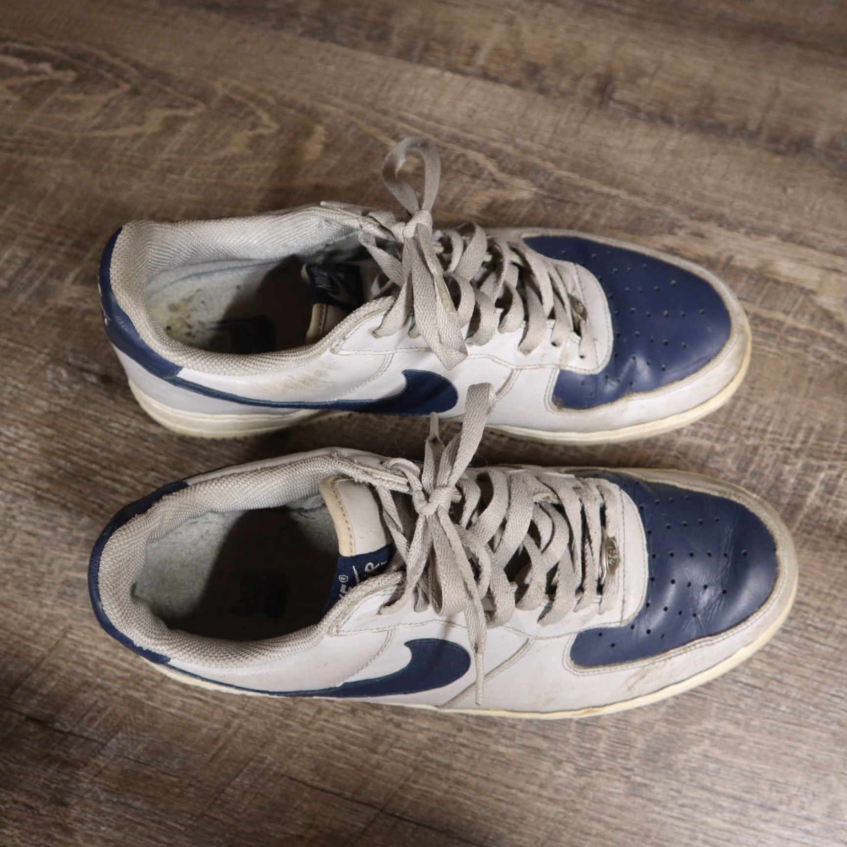 Nike VINTAGE Nike Air Force 1 Low Top 11 Men's Gray Blue Nike Air 2004 AF1 306353-042 Shoes Size US XL / EU 56 / 4 - 5 Thumbnail