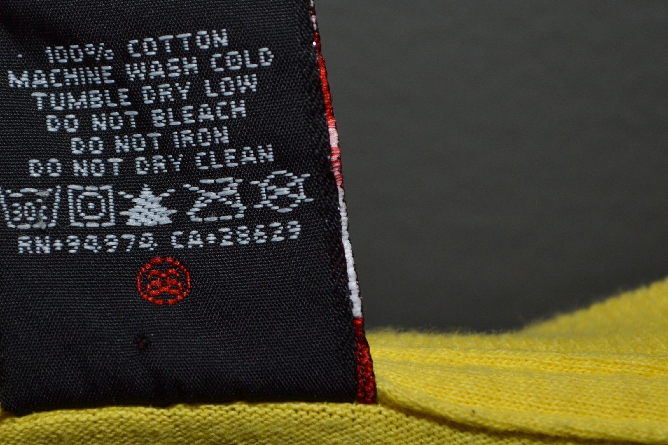 Stussy Stussy Vintage SS t-shirt L Yellow Increase the Peace Mexico Size US L / EU 52-54 / 3 - 7 Thumbnail