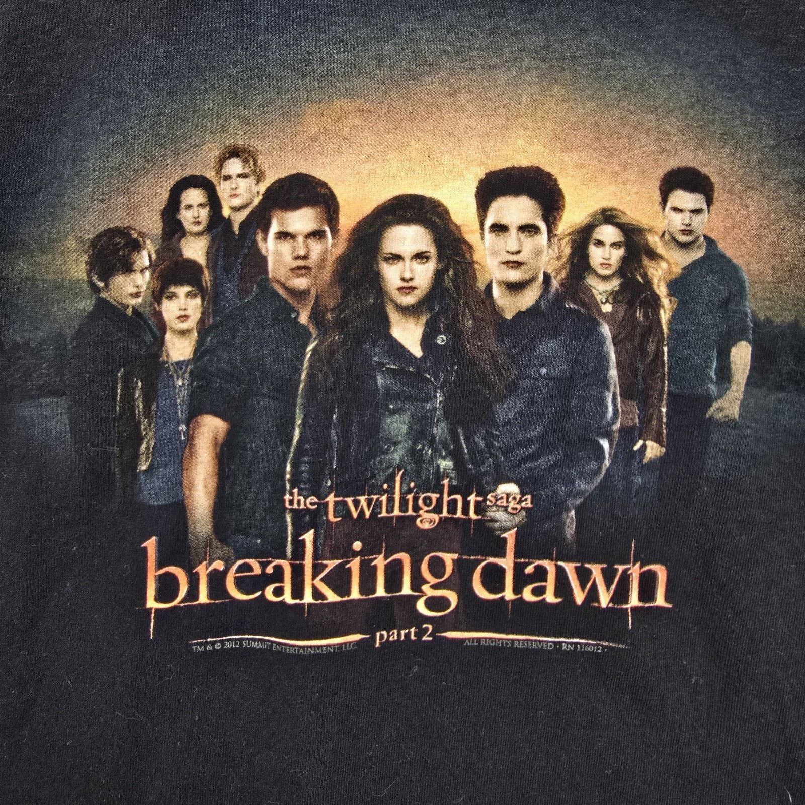 Anvil Twilight Breaking Dawn Part 2 Shirt Small Bella Edward Y2K Size S / US 4 / IT 40 - 3 Thumbnail