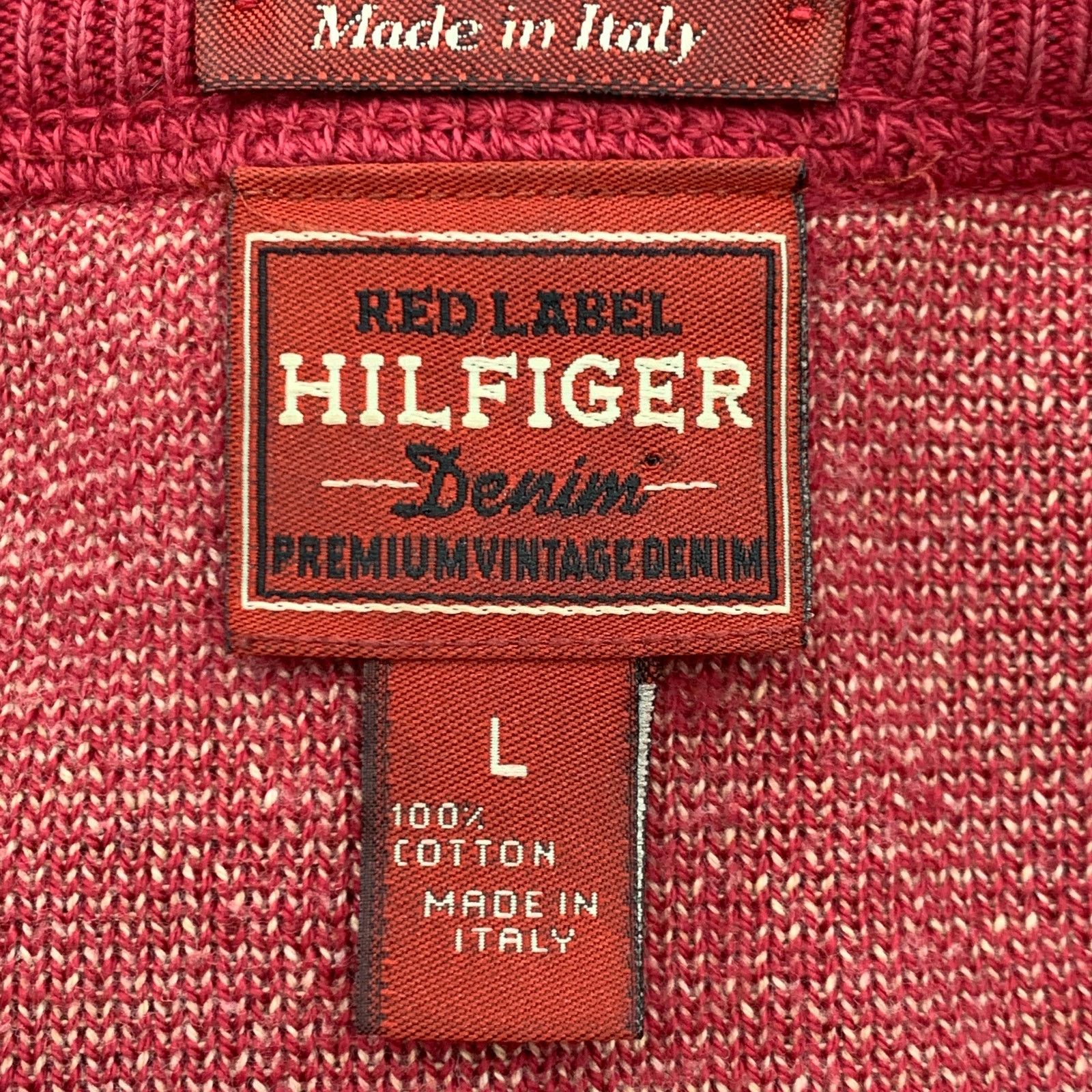 Tommy Hilfiger Red Label Hilfiger Pullover Cotton Long Sleeve Crew Size US L / EU 52-54 / 3 - 3 Thumbnail