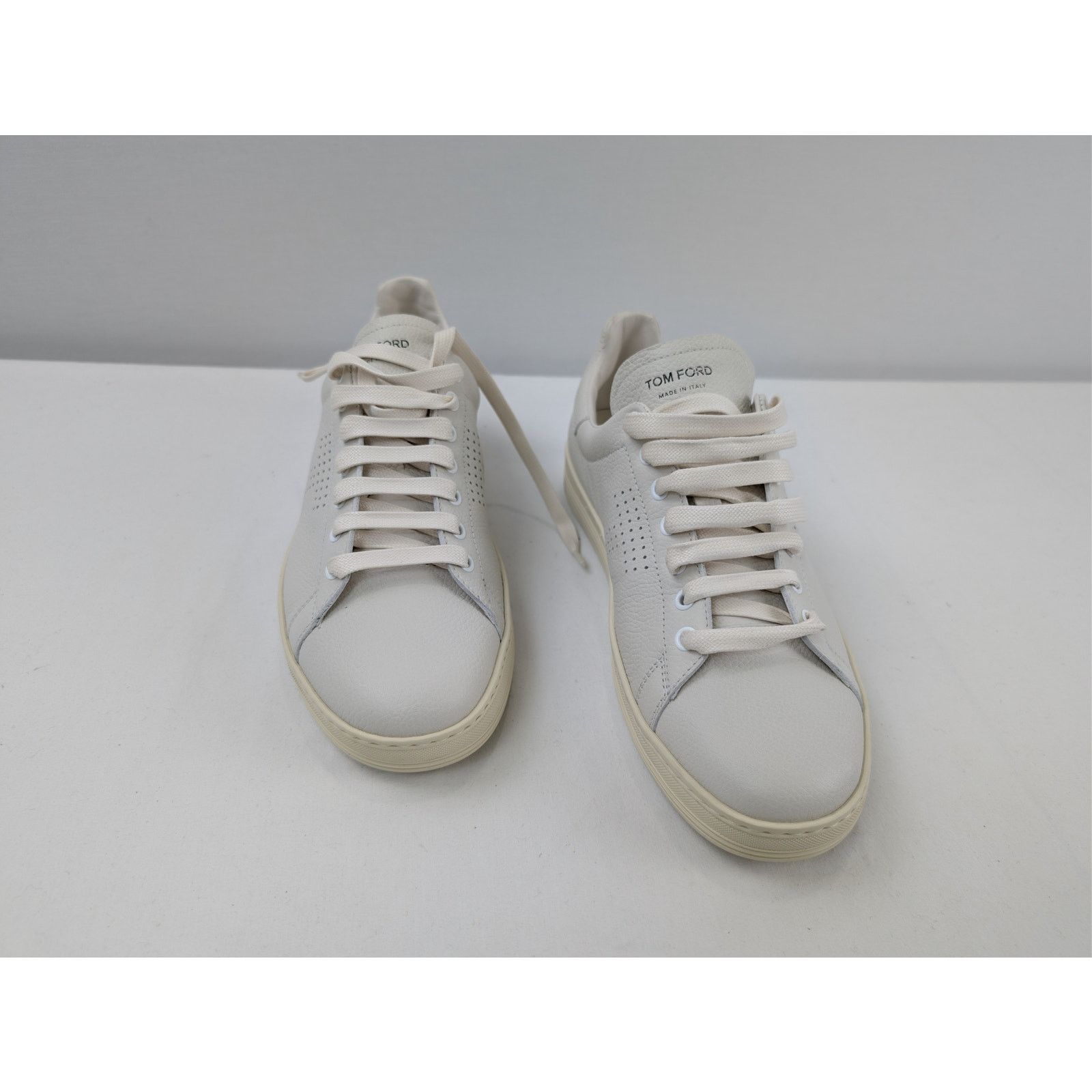 Tom Ford o1rshd1 Low Top Sneakers Shoe in White 8.5 TF Size US 8.5 / EU 41-42 - 6 Thumbnail