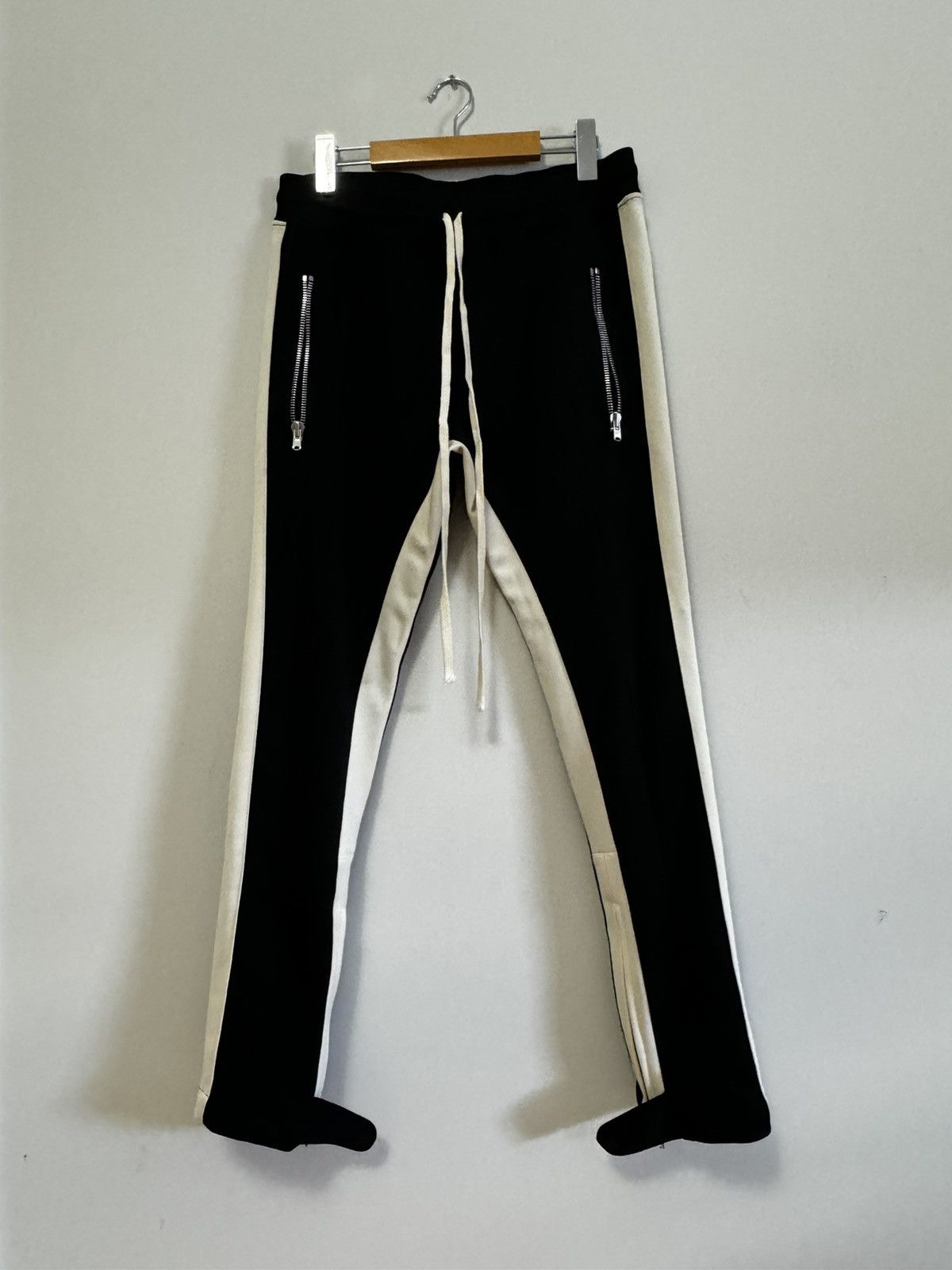 image of Fear Of God Fifth Collection Track Pants in Black/White, Men's (Size 31)