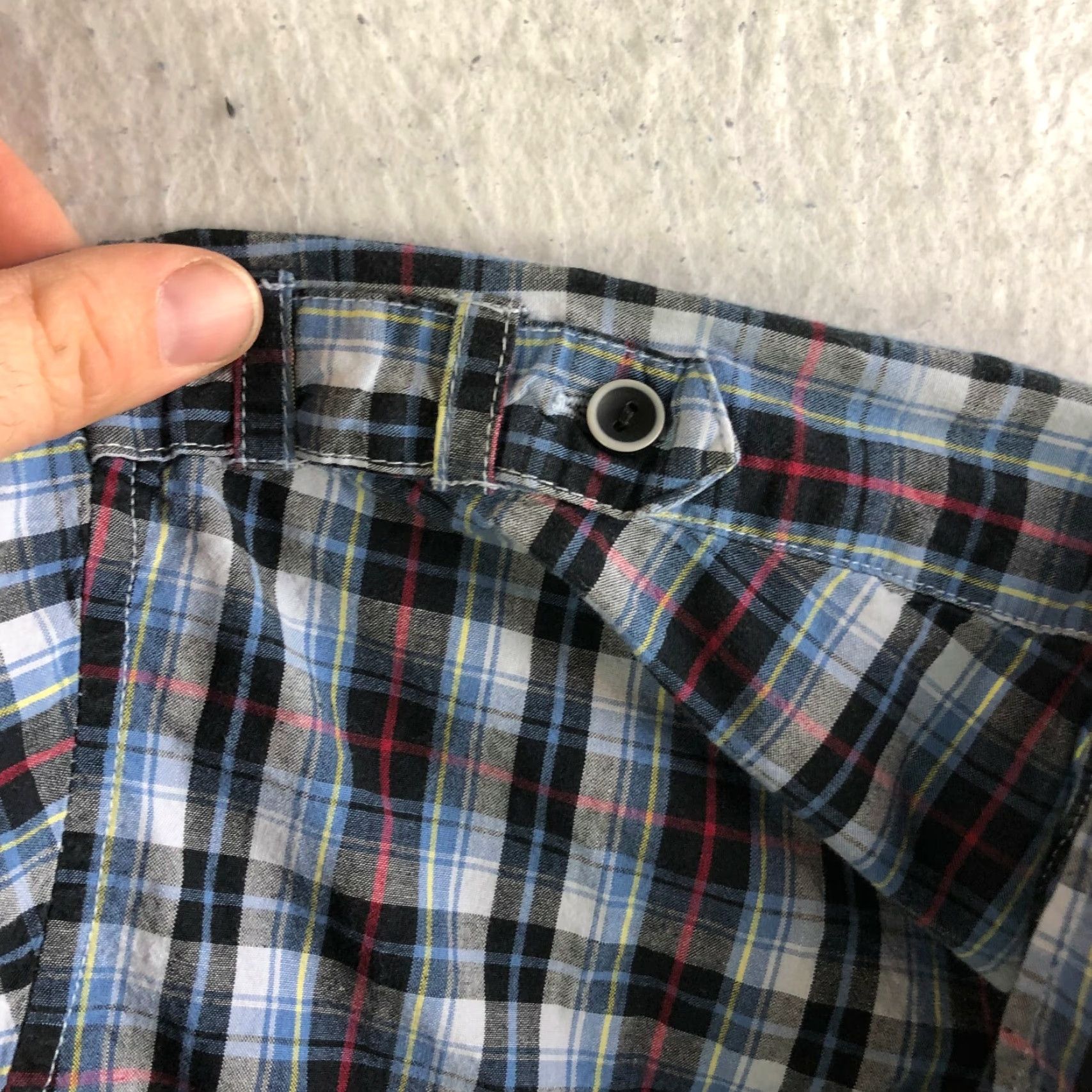 Vintage Eighty Eight Mens XXL Blue Plaid Long Sleeve Point Collar Shirt Size US XXL / EU 58 / 5 - 8 Thumbnail