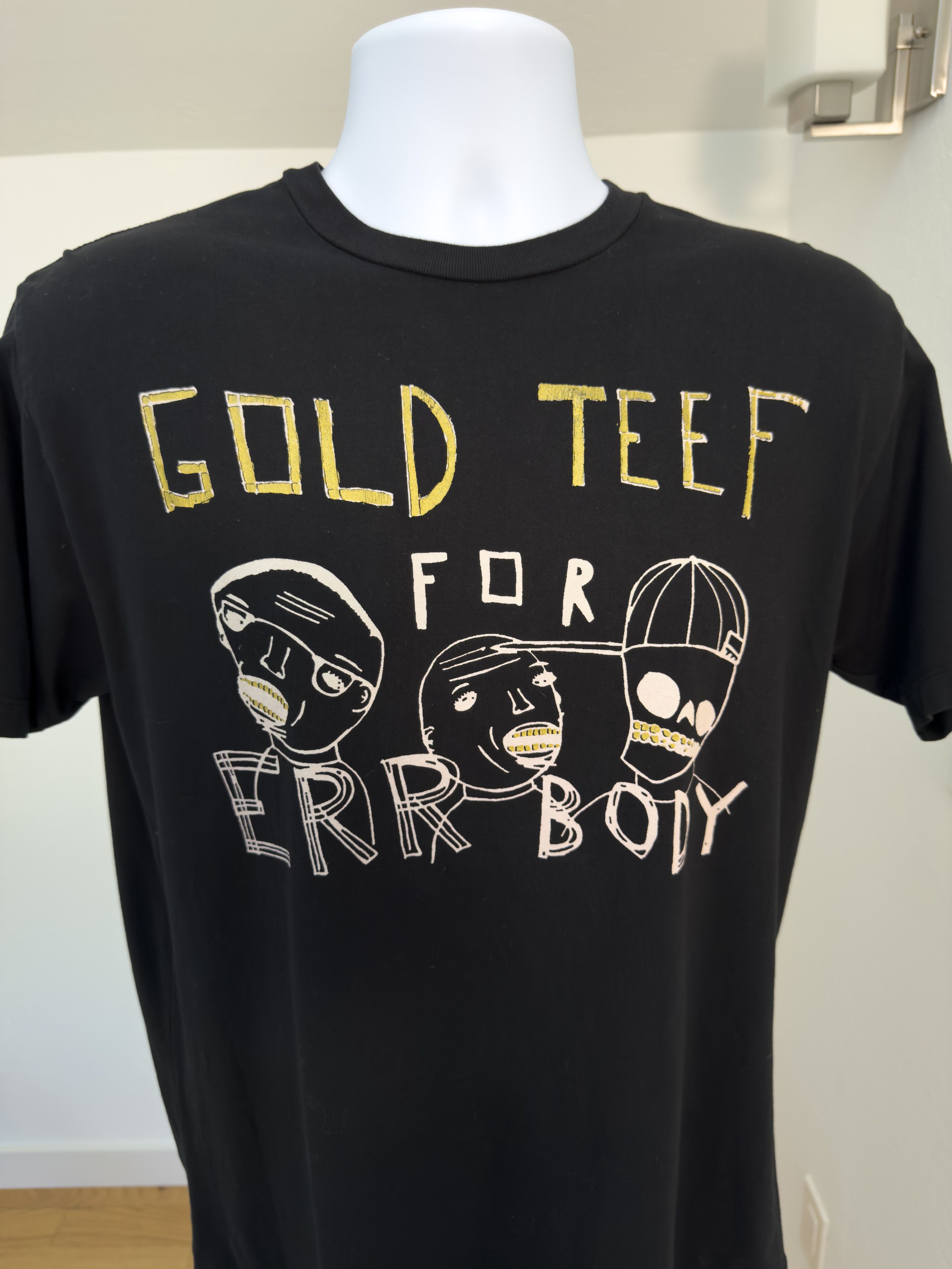 Other Patrick Tillet's Gold Teef Err Body T-Shirt Made in USA Size US L / EU 52-54 / 3 - 3 Thumbnail