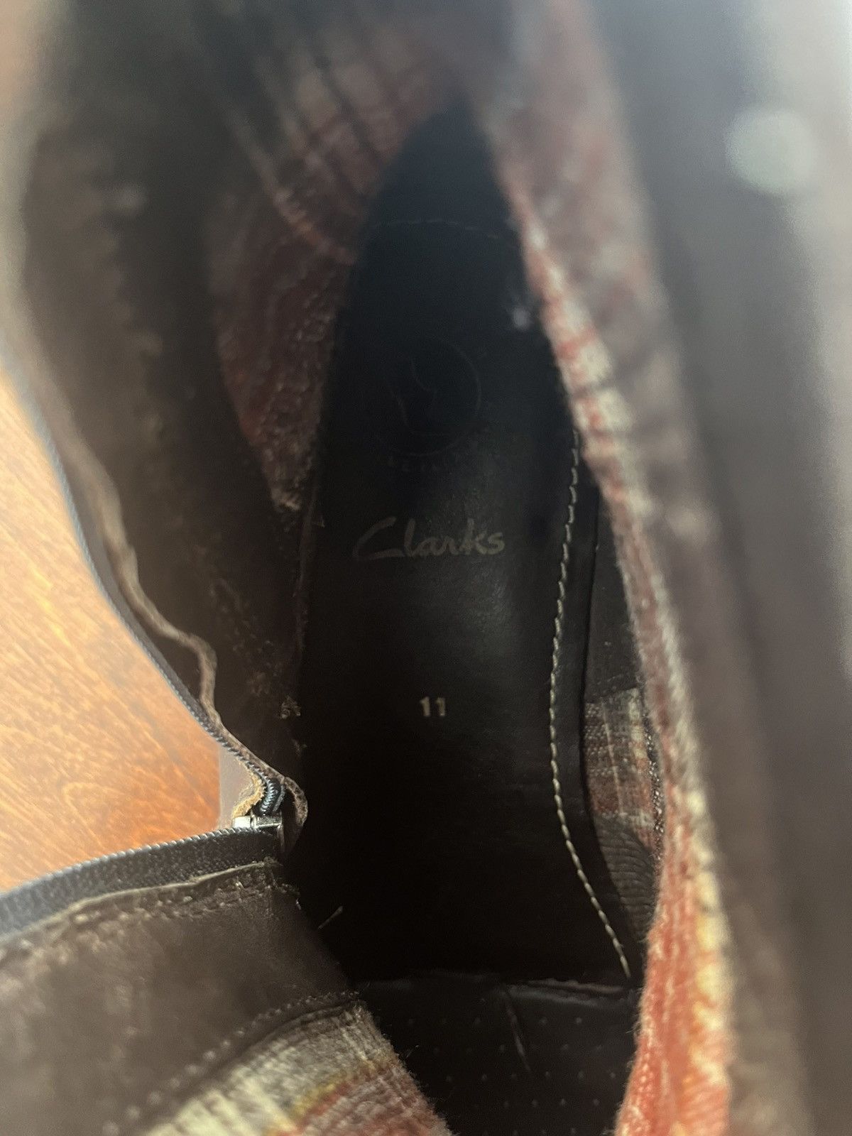 Clarks Clarks Brown Leather Boots Size US 11 / EU 44 - 5 Thumbnail