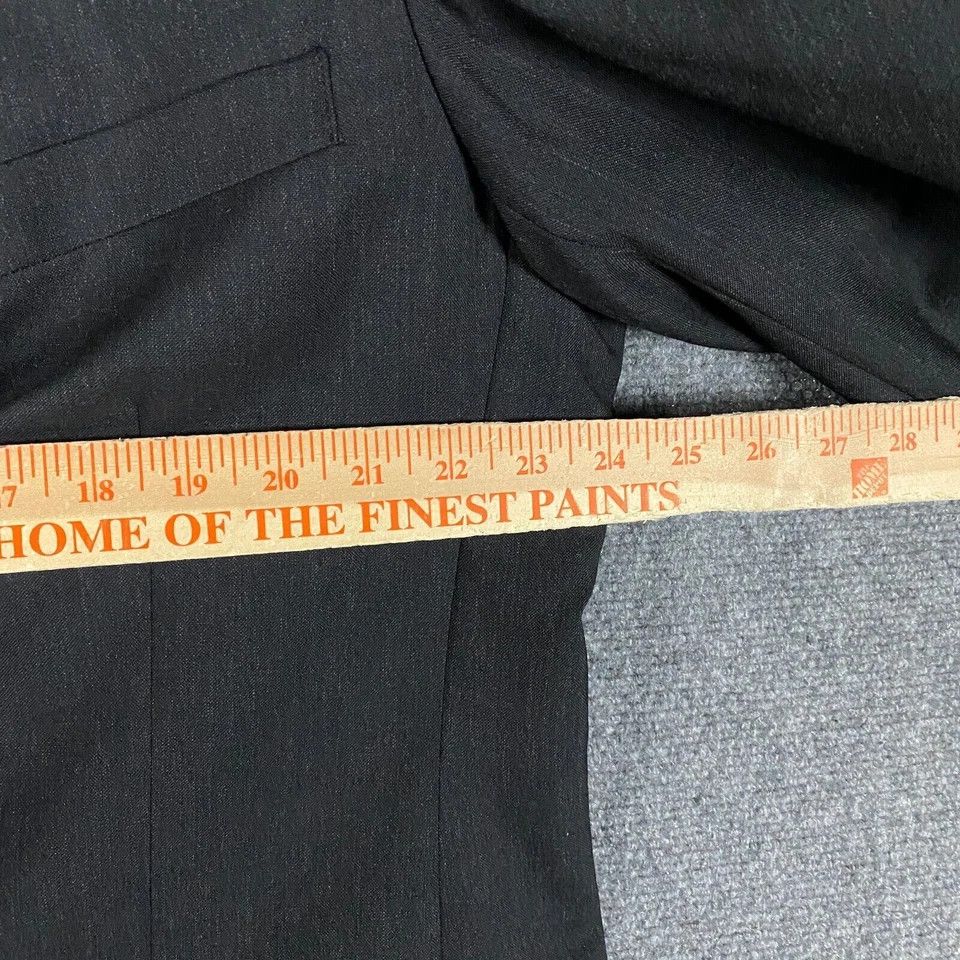 Other Museo Ruffini Blazer Suit Men's Size L 46 Black 3 Buttons Size 46L - 2 Thumbnail