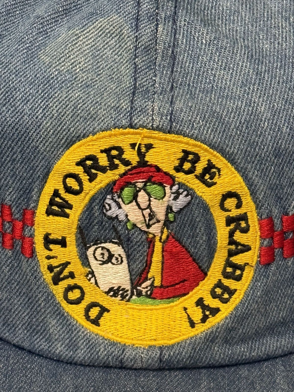 Vintage Vintage Hallmark Maxine Dont Worry Be Crabby Denim Hat Size ONE SIZE - 2 Thumbnail