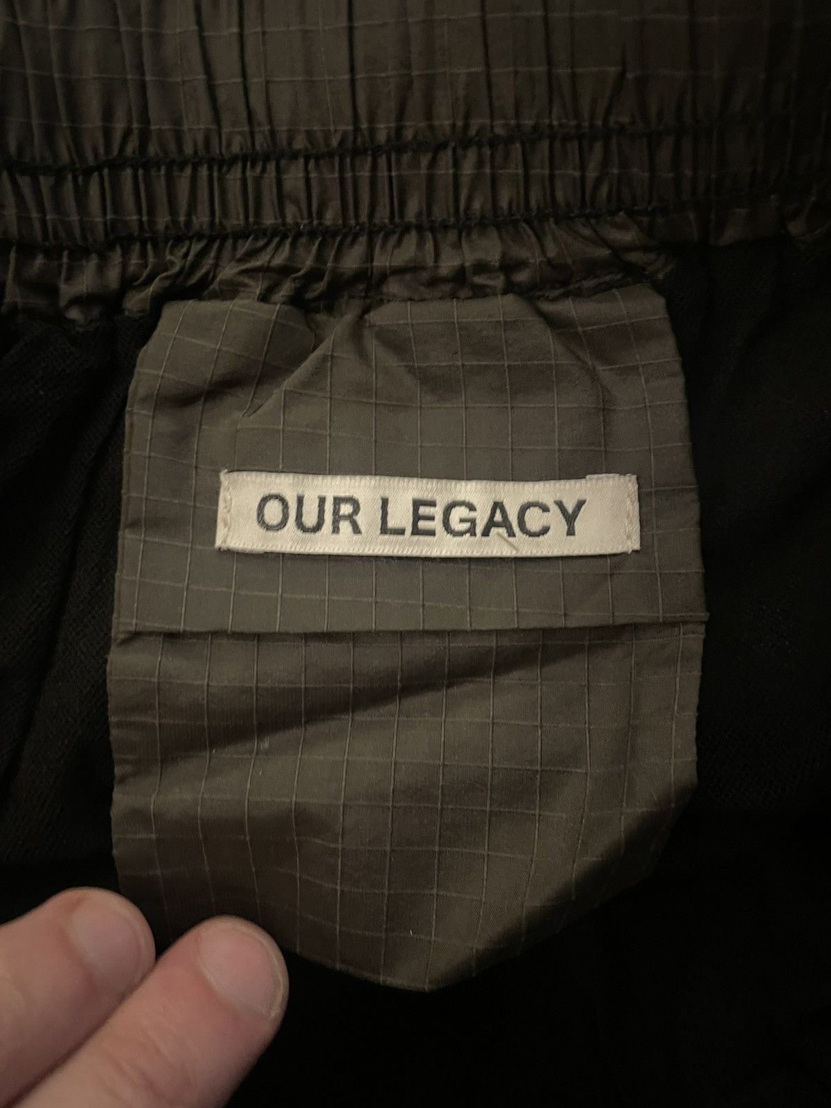 Our Legacy Our Legacy Workshop - Brown/Black Ripstop Running Shorts Size US 32 / EU 48 - 7 Thumbnail