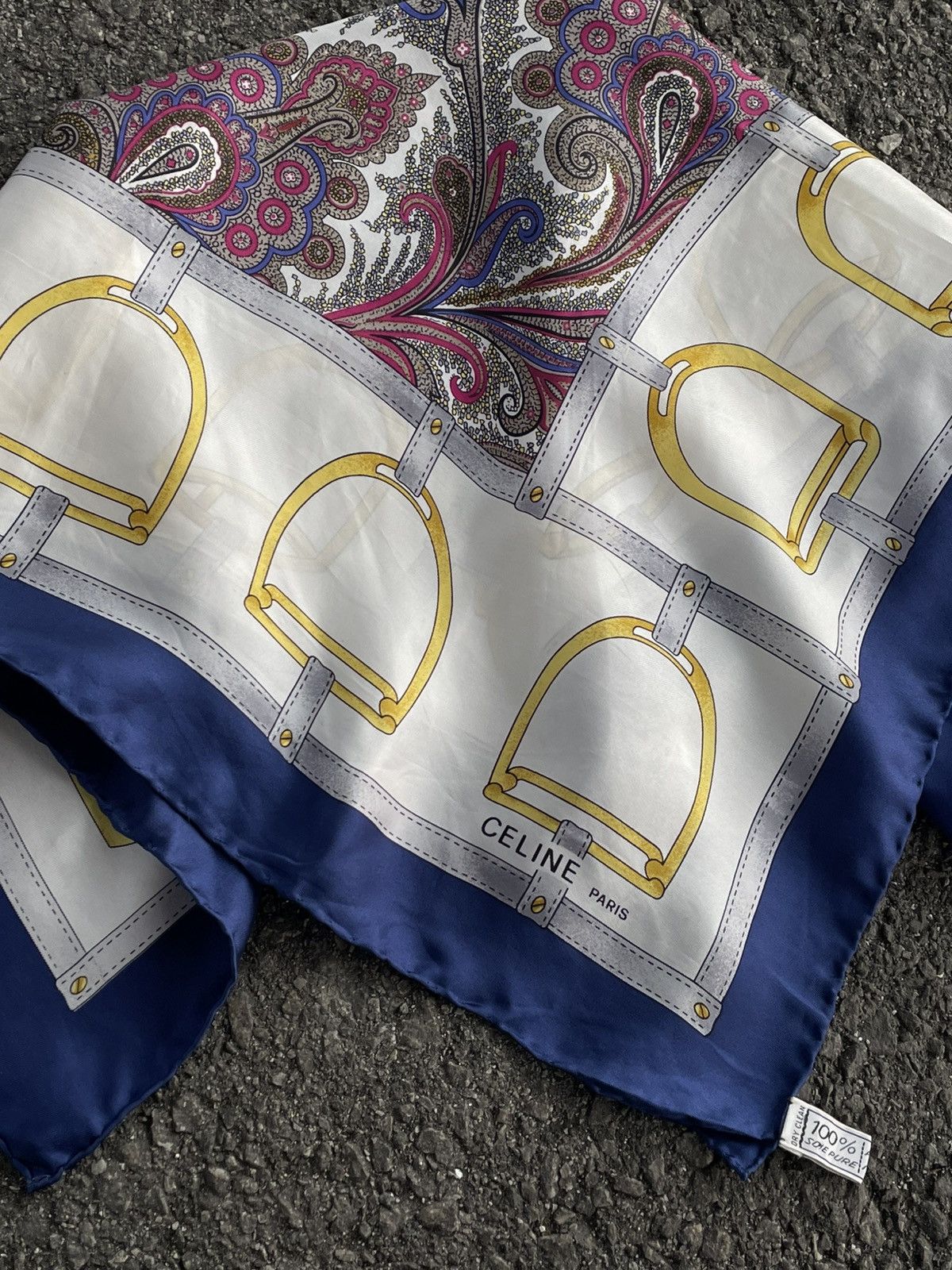 Celine Authentic "Céline" | Scarf Size ONE SIZE - 1 Thumbnail