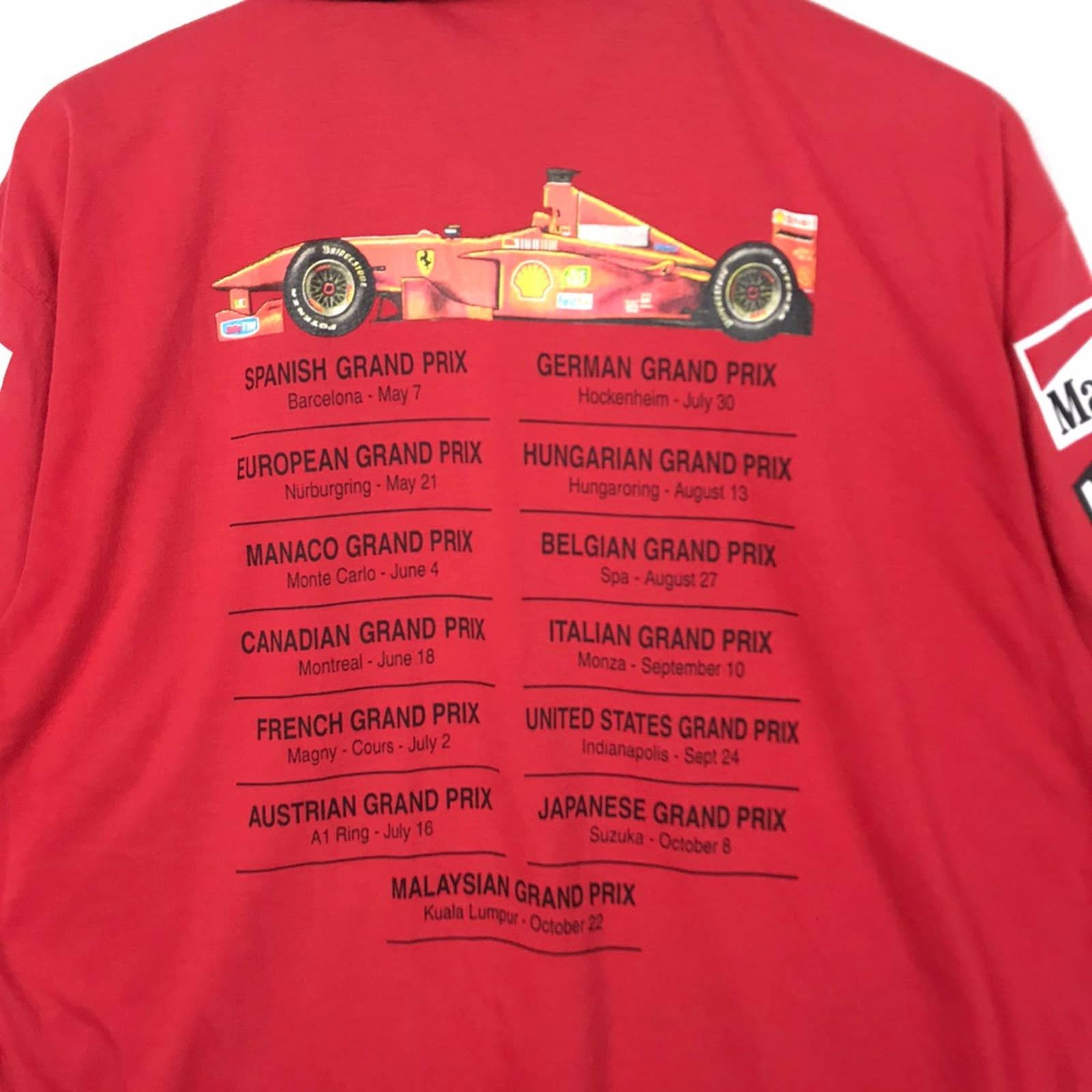 Ferrari × Tommy Hilfiger × Vintage Vintage 90s Tommy Hilfiger Ferrari Formula One Polo 1999 Size US M / EU 48-50 / 2 - 3 Thumbnail