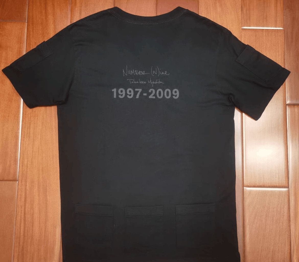 Number (N)ine Sz 3 Number Nine 09SS V-neck Last Say Goodbye Tee-2508 Size US L / EU 52-54 / 3 - 2 Thumbnail