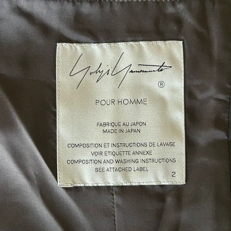 Yohji Yamamoto Yohji Yamamoto size 2 21 aw Luming Hall Double Suit 2501-Ne Size 38R - 5 Thumbnail