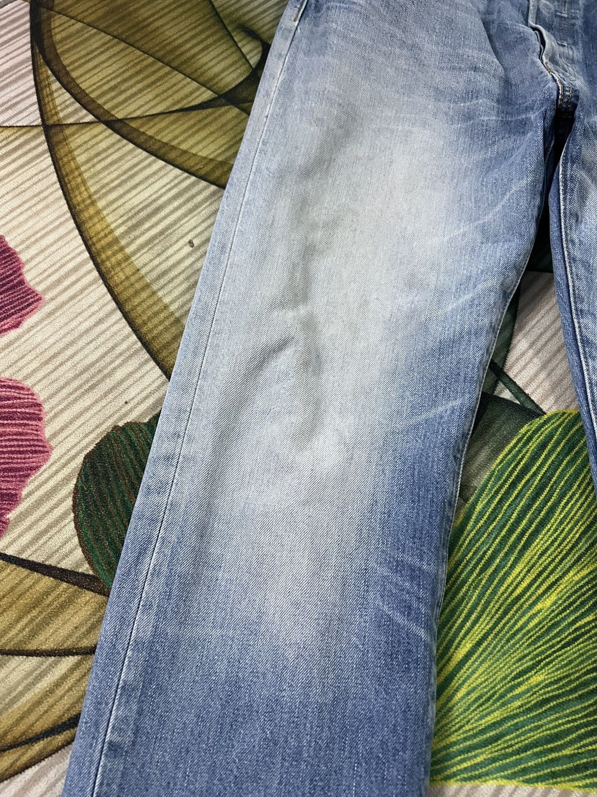 Levi's Vintage Levis 501 Distress Stone Wash Jean Size US 34 / EU 50 - 5 Thumbnail