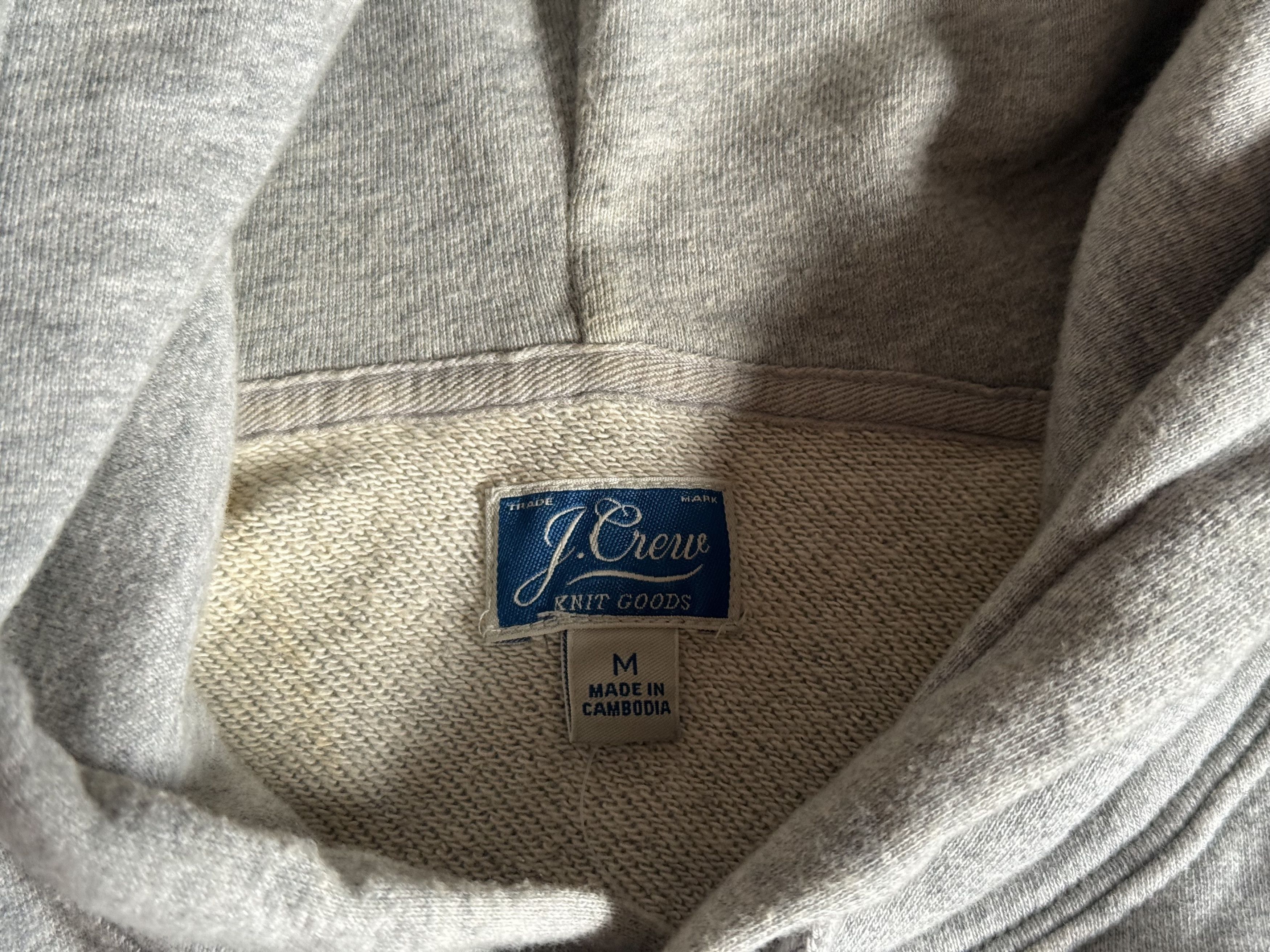 J.Crew J. Crew Garment-dyed hoodie sweatshirt GREY H4578 Medium Size US M / EU 48-50 / 2 - 4 Thumbnail