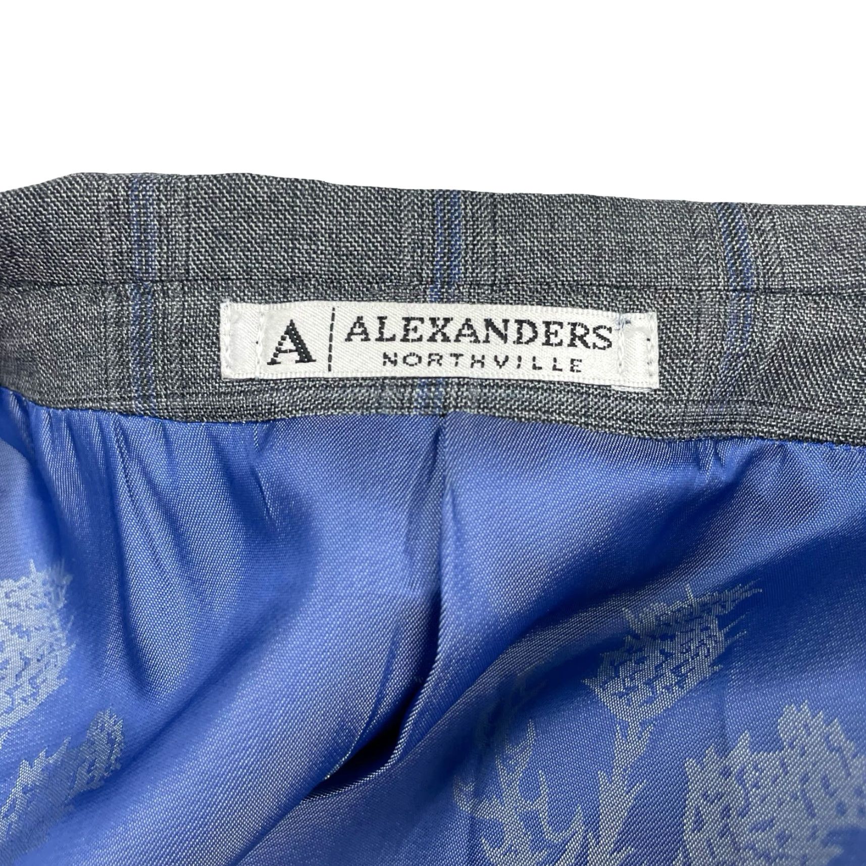 Vintage Artisan Men's Bespoke 100% Wool Jacket Gray Plaid 42R 2-Button Mens Size US XS / EU 42 / 0 - 5 Thumbnail