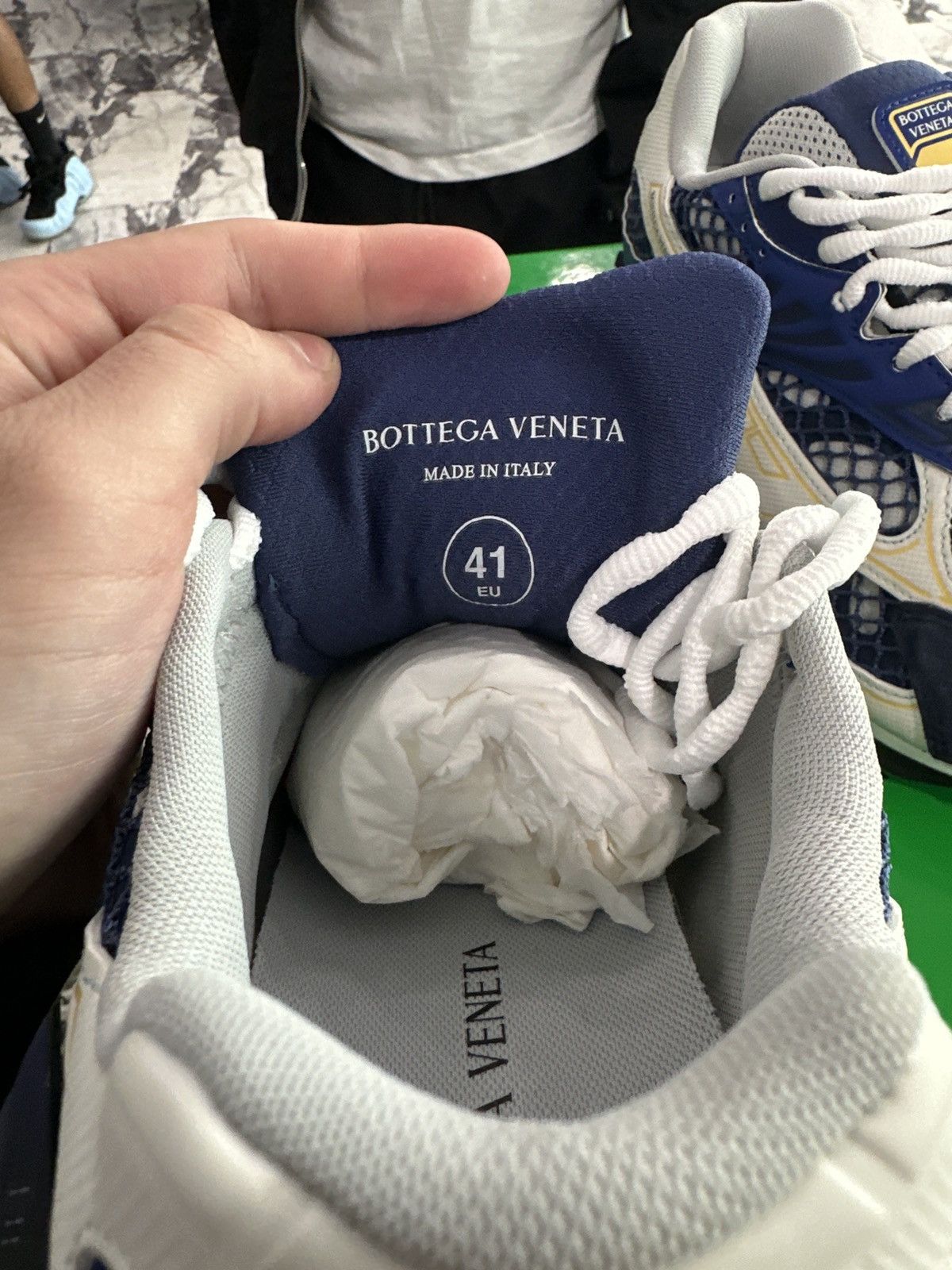 Bottega Veneta Bottega Veneta Blue Orbit Sneakers Size US 8 / EU 41 - 2 Thumbnail