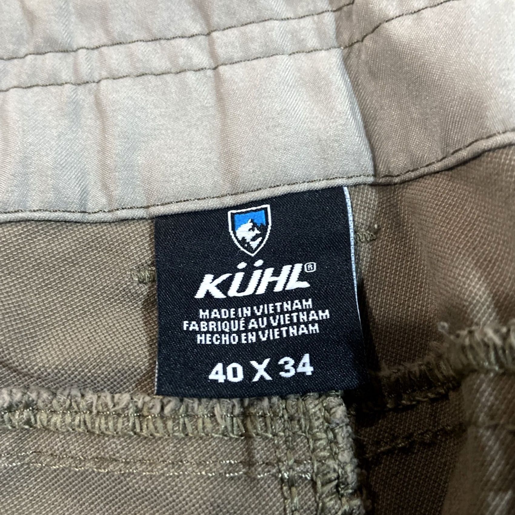 Vintage Kuhl RYDR Pants Men Regular Straight 38x30 Black Outdoors Hiking Vintage No Size US 38 / EU 54 - 2 Thumbnail