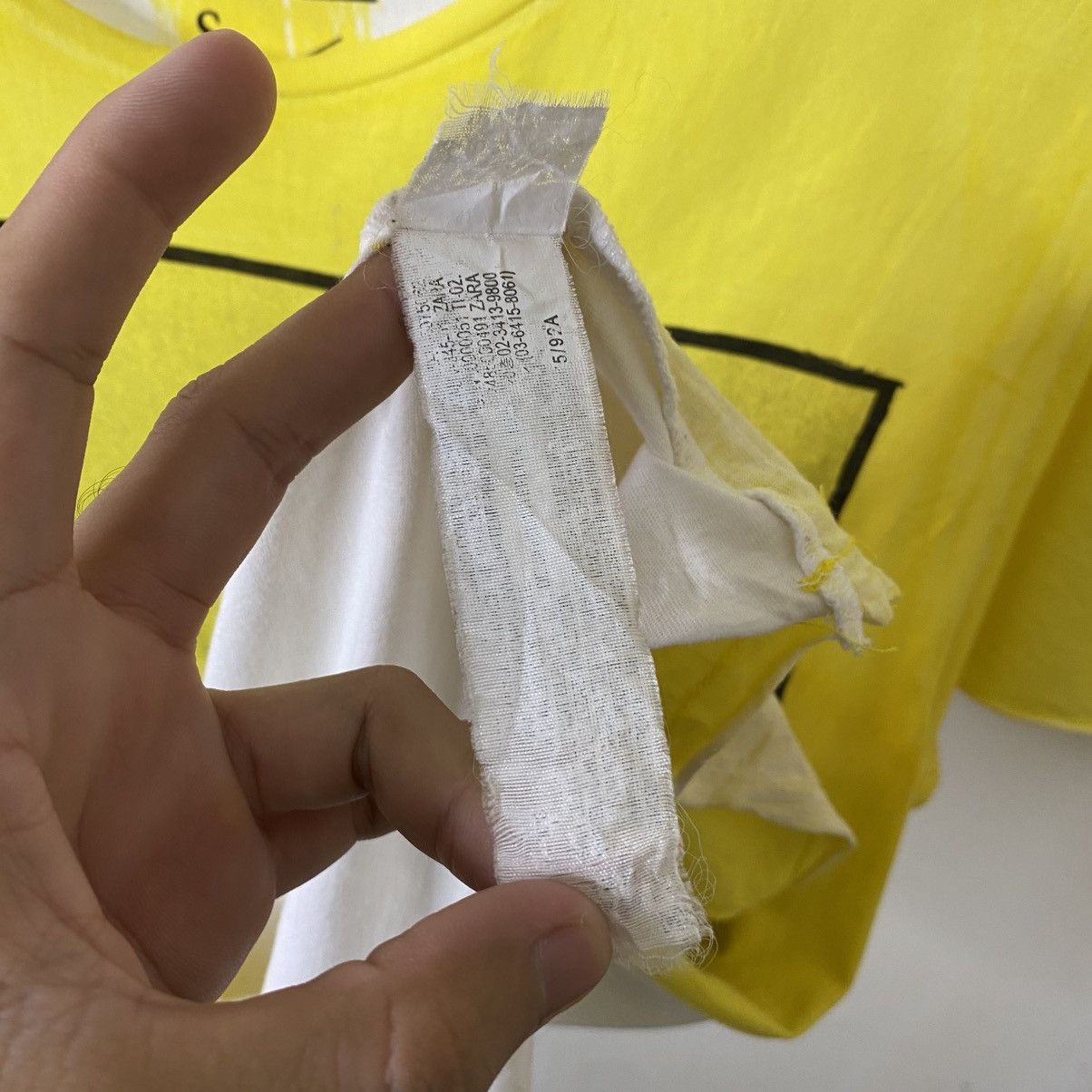 Zara Zara Yellow Collection Sexy Nude Graphic Hysterics Glamour Size US S / EU 44-46 / 1 - 7 Thumbnail