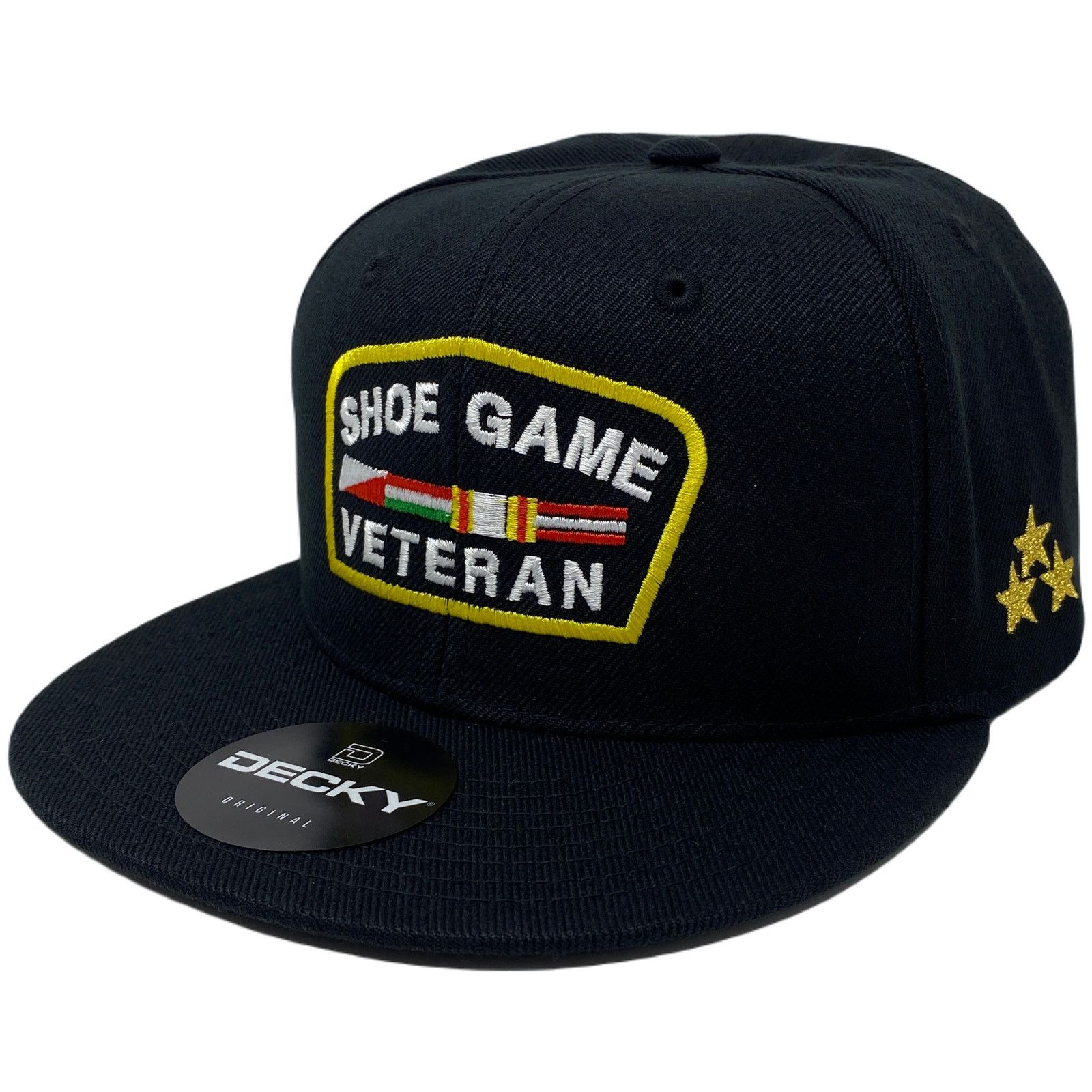 Other Shoe Game Veteran Snapback Hat All Black Size ONE SIZE - 3 Thumbnail