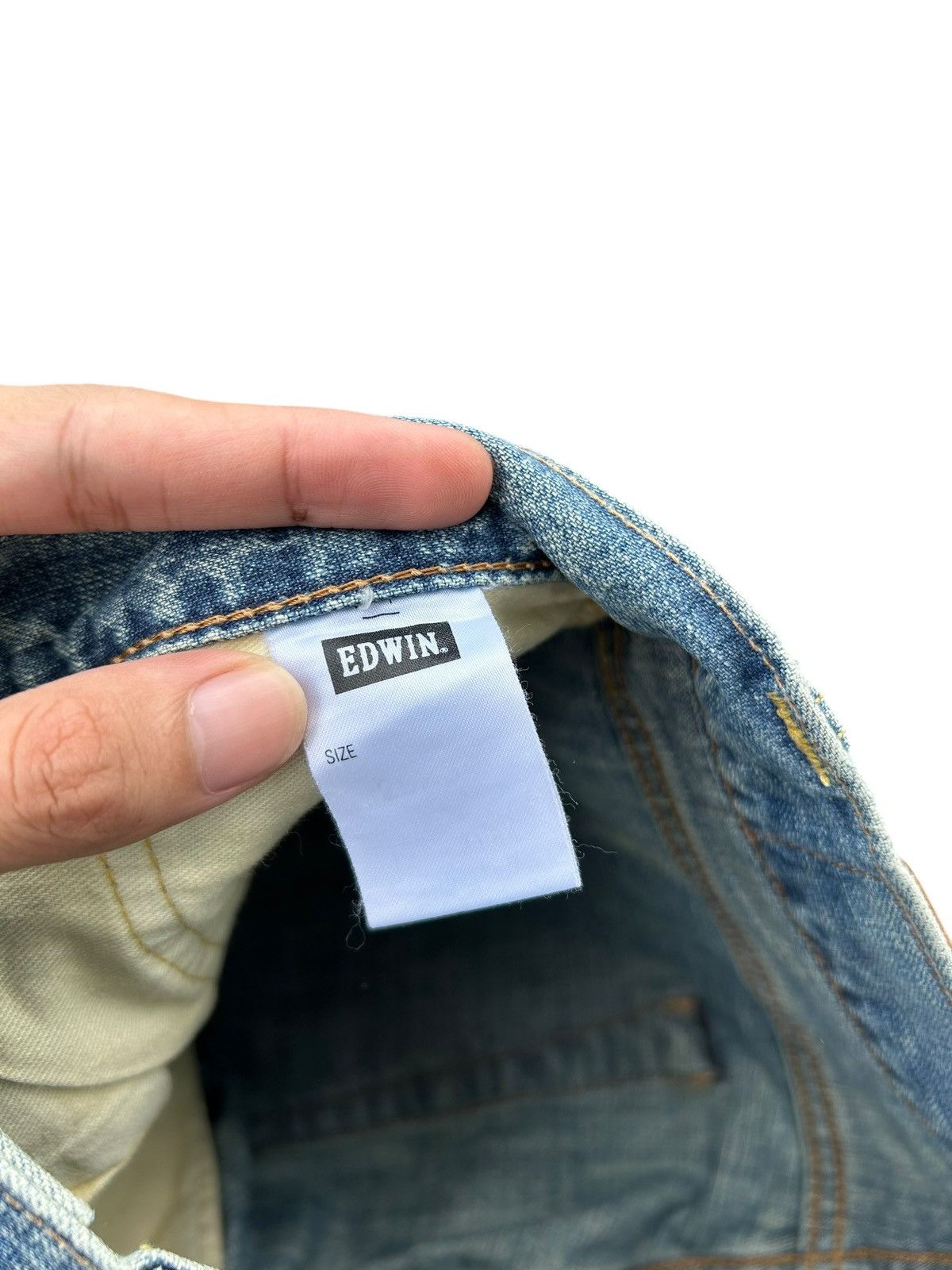 Japanese Brand × Kapital × Vintage Edwin Selvedge Distressed Denim Jeans Faded Size US 29 - 10 Thumbnail