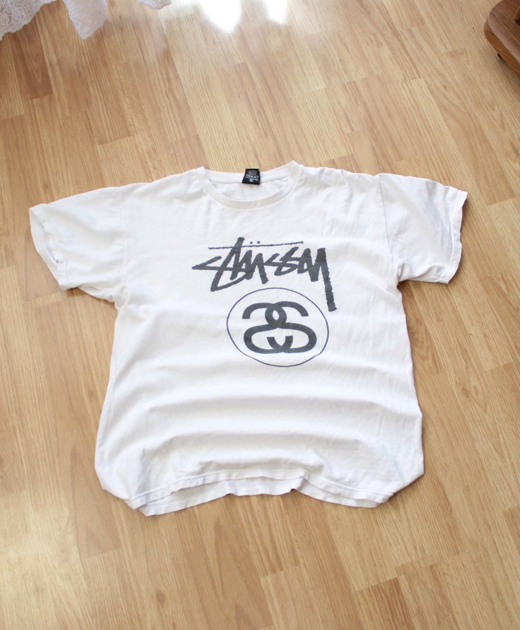 Stussy 🔥 00s Vintage Stussy Big Logo T Shirt Skate White Japan Size US S / EU 44-46 / 1 - 1 Thumbnail