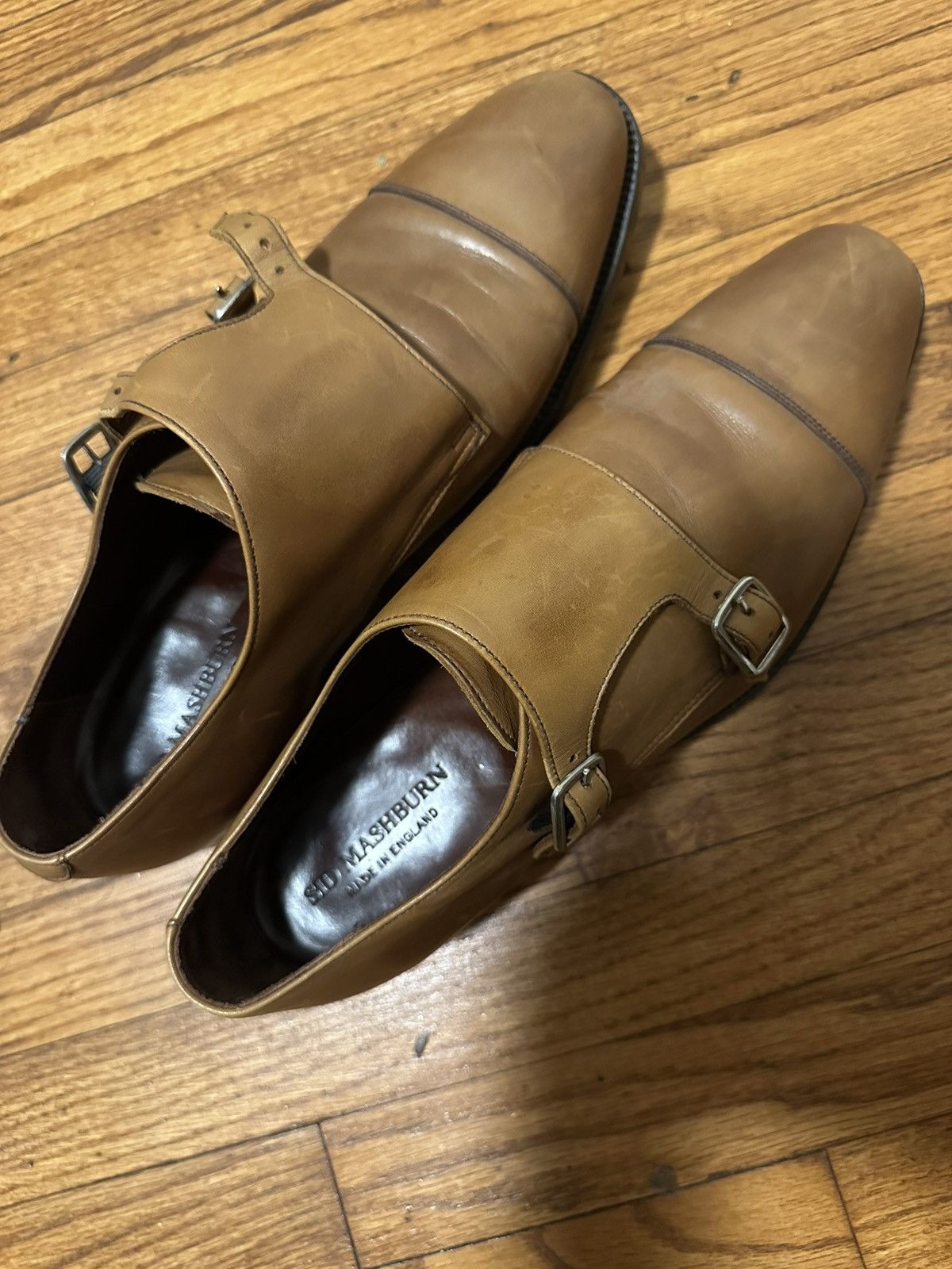 Sid Mashburn SID MASHBURN 9.5D DOUBLE MONK STRAP MADE IN ENGLAND Vibram Size US 9.5 / EU 42-43 - 1 Thumbnail