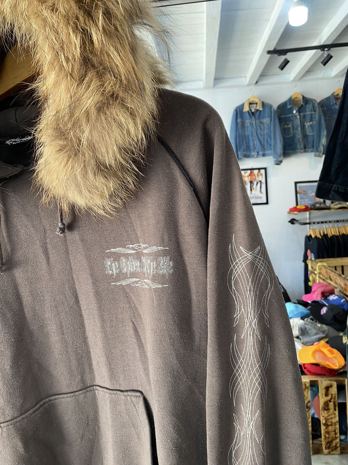 Hysteric Glamour × If Six Was Nine × Japanese Brand Fur hoodie tribal poem japanese style Size US L / EU 52-54 / 3 - 4 Thumbnail