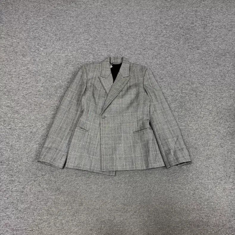 Balenciaga Balenciaga Grey checkered jacket Size XS / US 0-2 / IT 36-38 - 1 Thumbnail