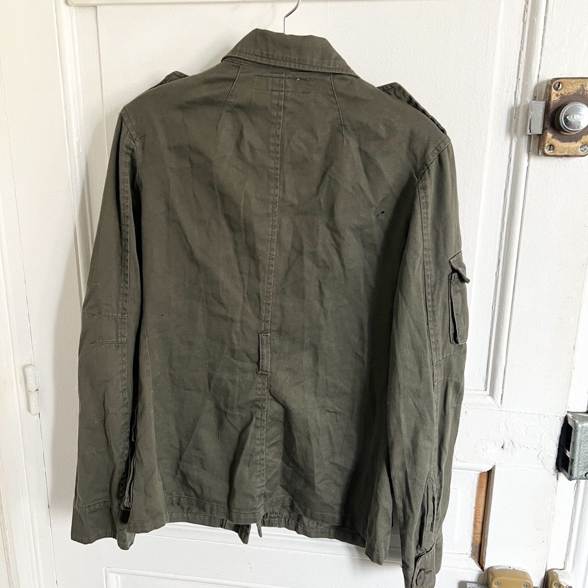 Japanese Brand × Vintage Y2K Olive Jacket Military khaki like diesel jpg junya d&g Size XS / US 0-2 / IT 36-38 - 5 Thumbnail