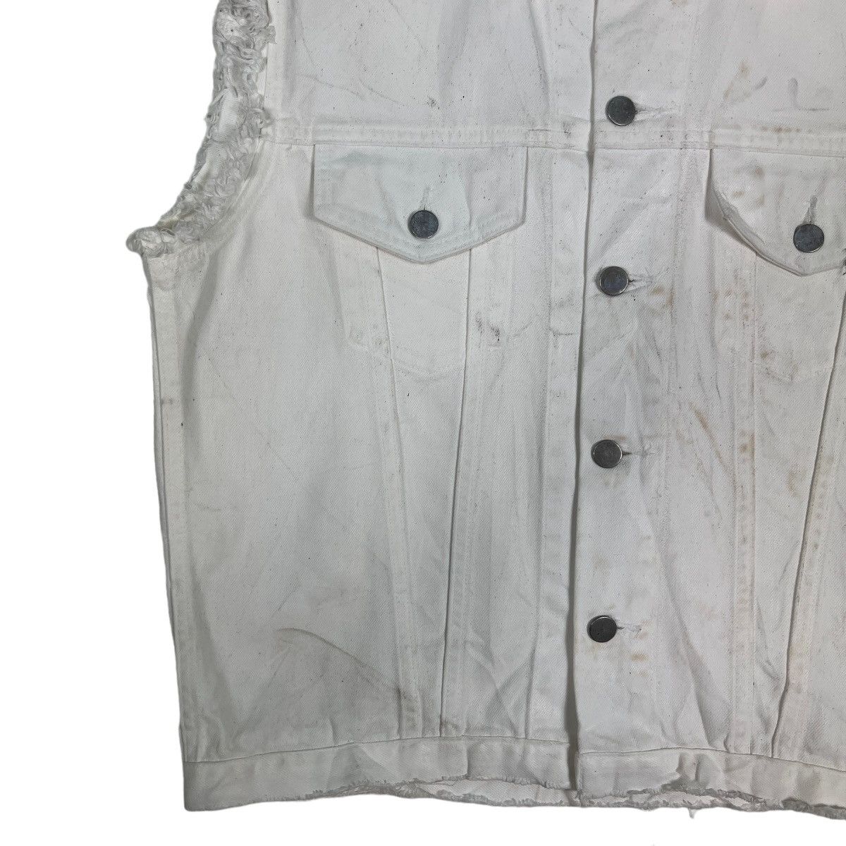 Journal Standard 🔥 TRISECT 2 JOURNAL STANDARD DENIM SLEEVE LESS JACKET Size US S / EU 44-46 / 1 - 4 Thumbnail