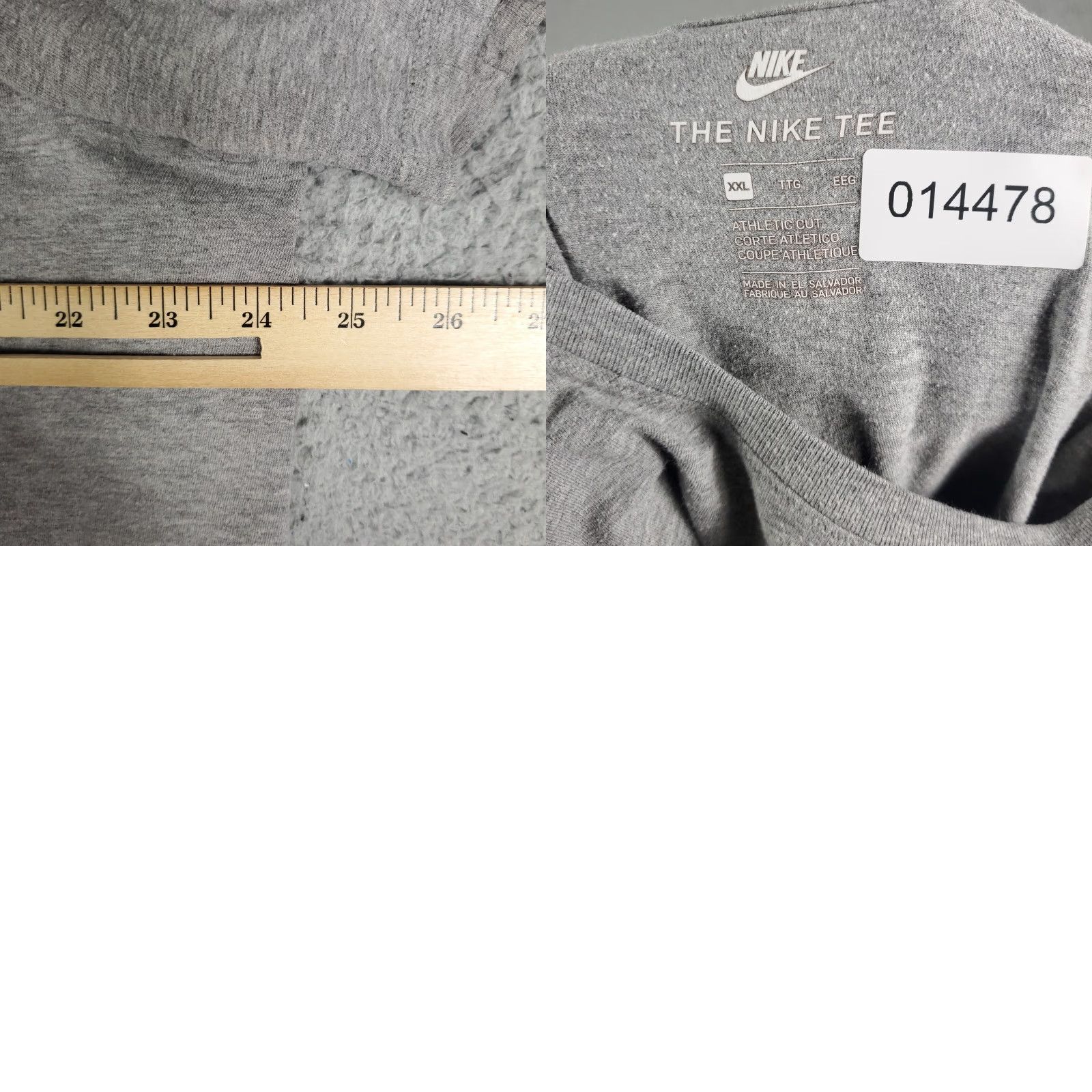 Nike VINTAGE Nike Center Swoosh Gray Short Sleeve T-Shirt Adult 2XL Gray Logo Cotton Blend Crew Neck 90s Sports Theme Mens Size US XXL / EU 58 / 5 - 8 Thumbnail