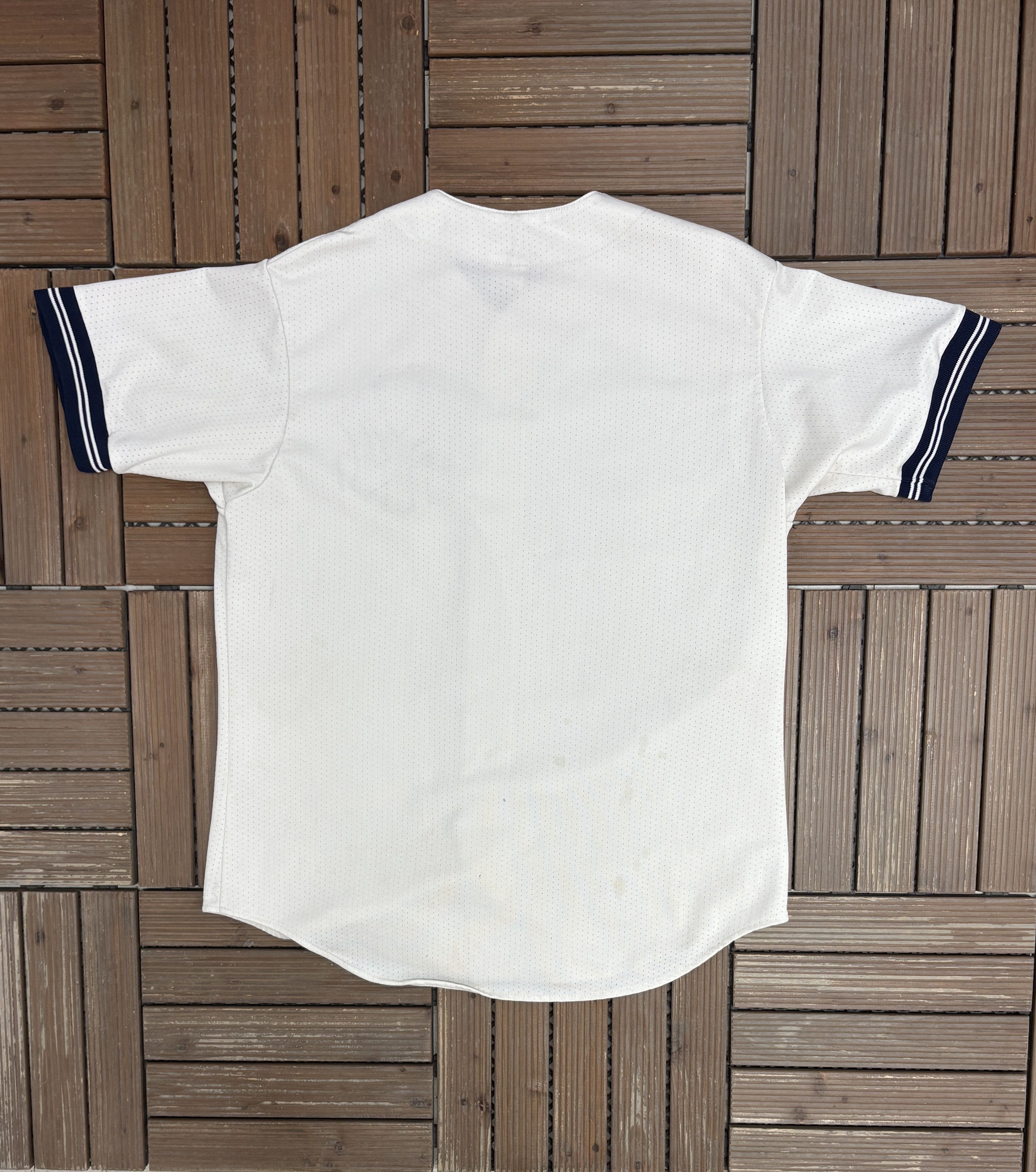 Majestic New York Yankees Vintage White Baseball Jersey Size US L / EU 52-54 / 3 - 4 Thumbnail