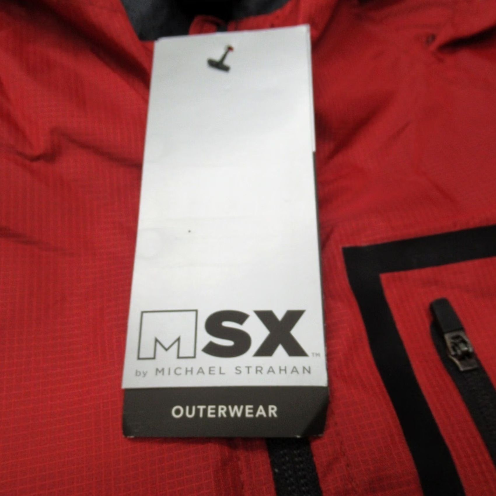 Vintage MSX by Michael Strahan Vest Mens Large Red Lightweight Full Zip Outwear Vest Size US L / EU 52-54 / 3 - 3 Thumbnail