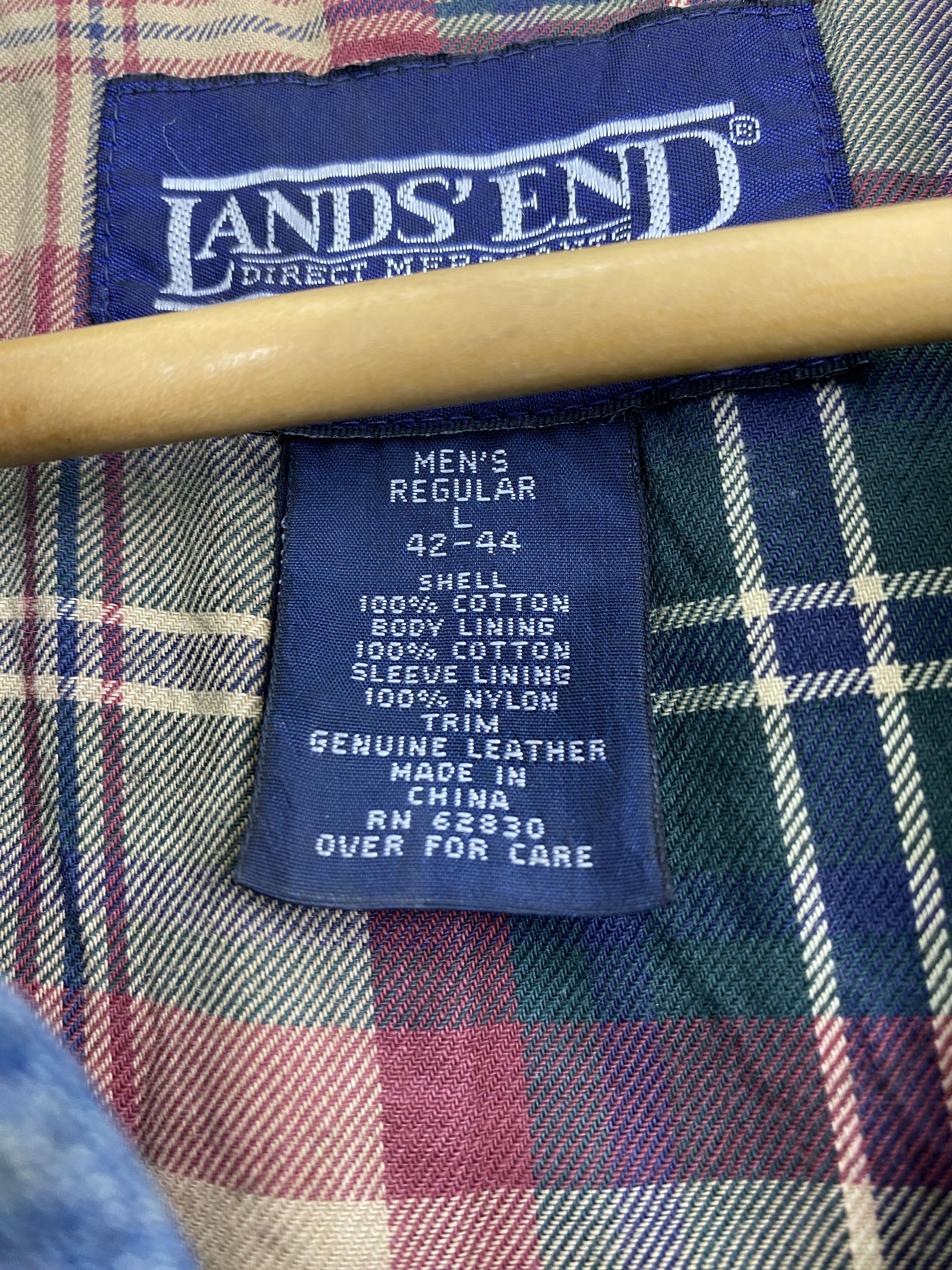 Lands' End Vintage Lands End Denim Jacket jacket J2011 Size US L / EU 52-54 / 3 - 10 Thumbnail