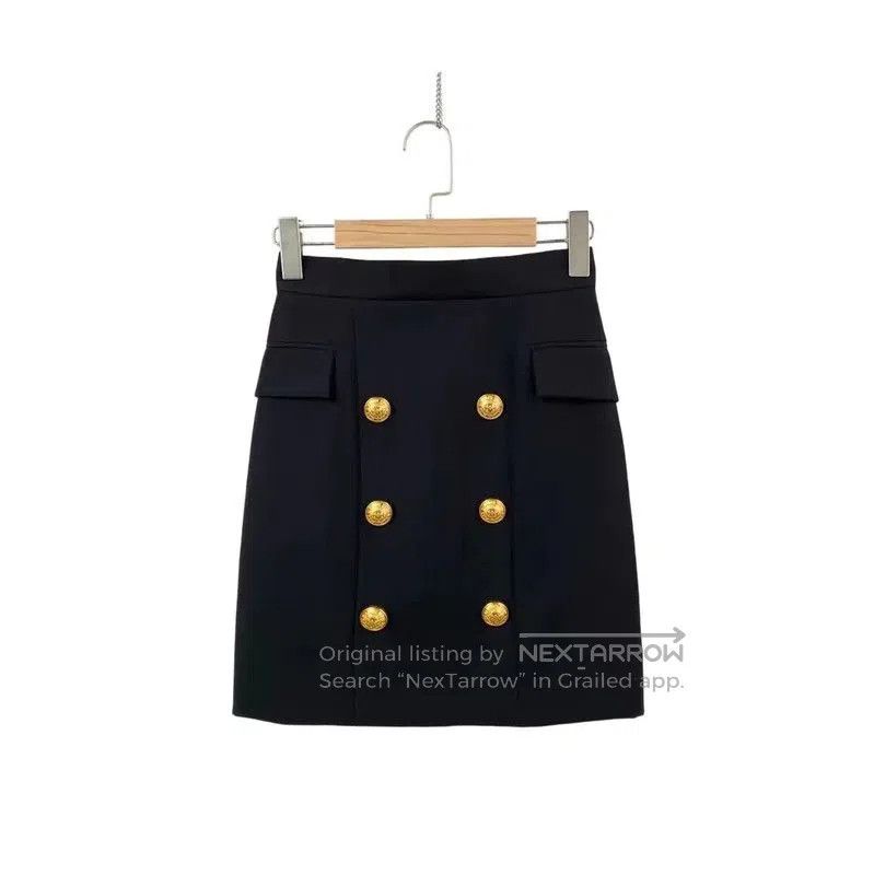Balmain Balmain Black Women's Mini Skirt . Size 24" / US 00 / IT 34 - 1 Thumbnail