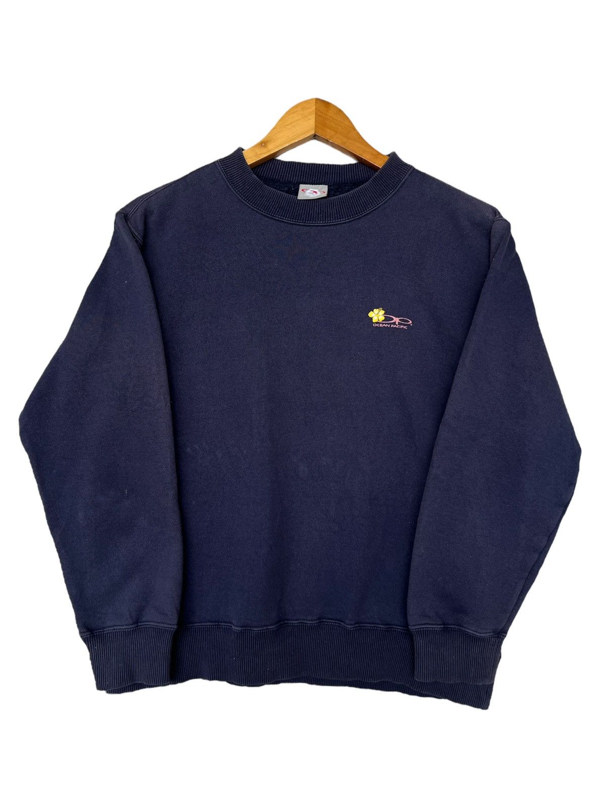 Ocean Pacific × Vintage Vintage Ocean Pacific Floral Surfing Sunfaded Sweatshirt Size S / US 4 / IT 40 - 2 Thumbnail