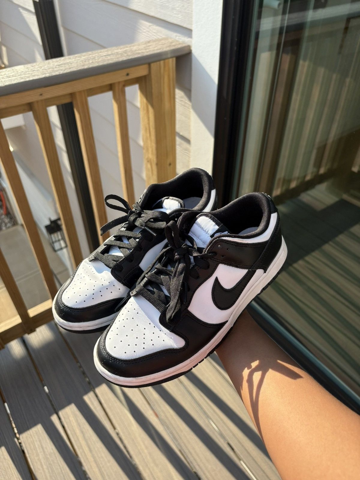 Nike Nike Dunk Low Retro White Black Panda Size US 7 / EU 40 - 1 Thumbnail