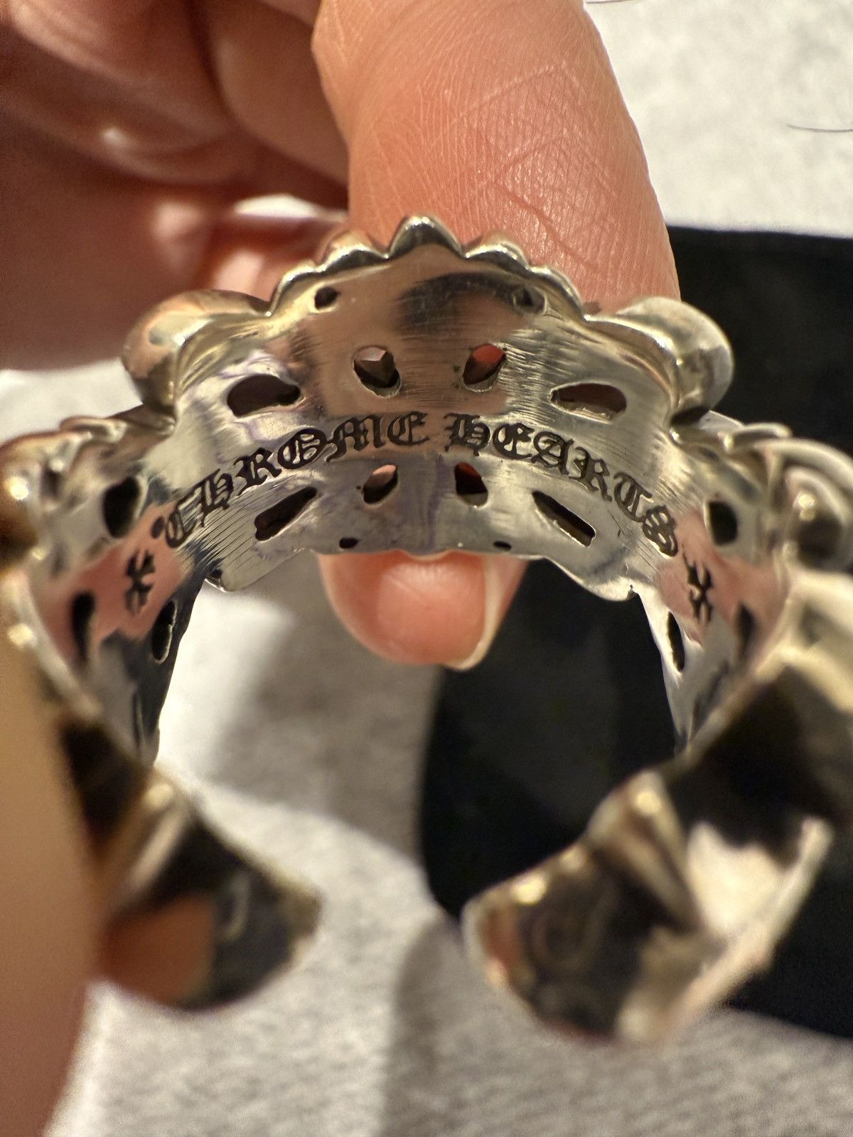 Chrome Hearts Chrome Hearts Double Floral Ring size 8 Size ONE SIZE - 7 Thumbnail